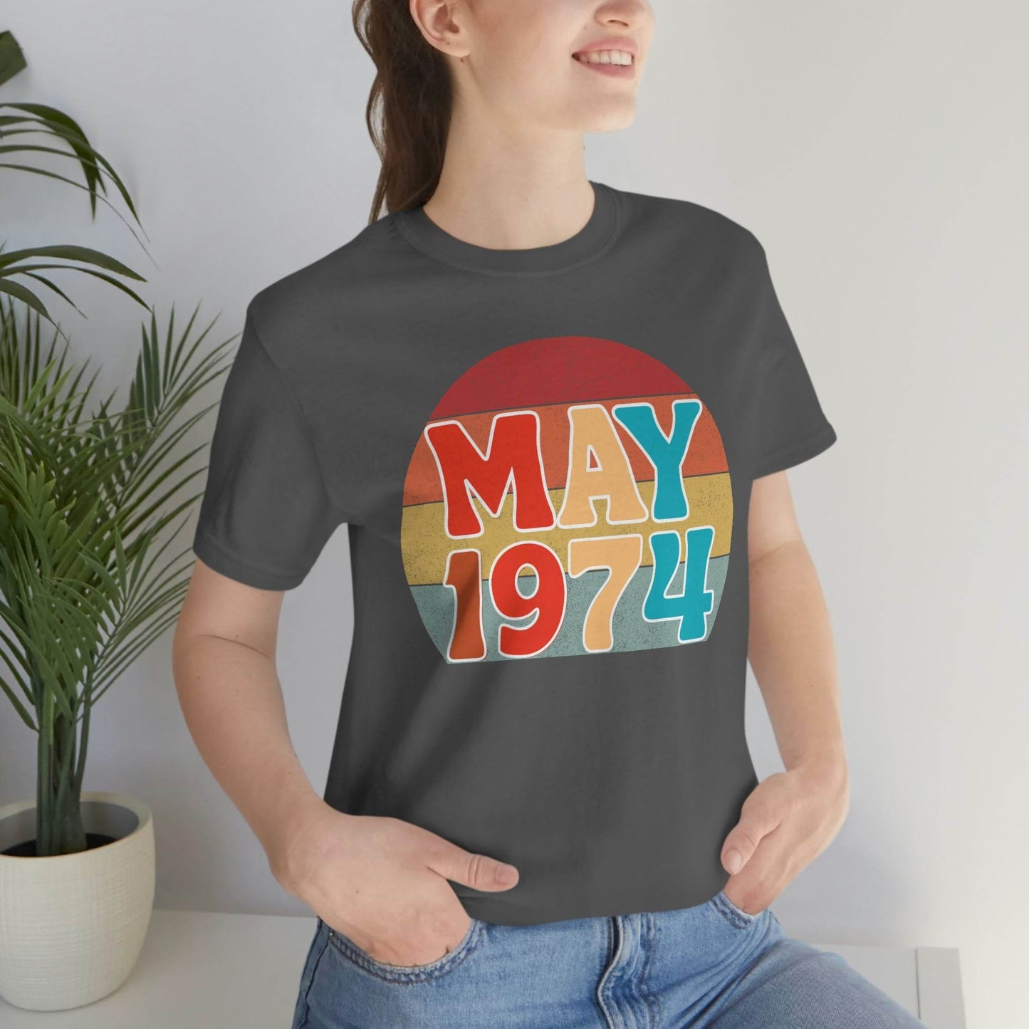 49th Birthday Shirt, 1974 Shirt, 49th Birthday Tee, Vintage 1974 Shirt, 49th Birthday Gifts, 1974 Birthday Shirt, 49th Birthday Gift - Giftsmojo