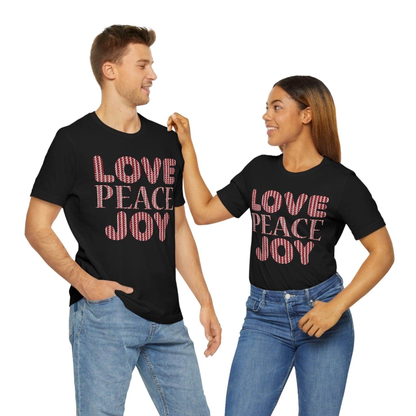 love peace joy Tee - Giftsmojo