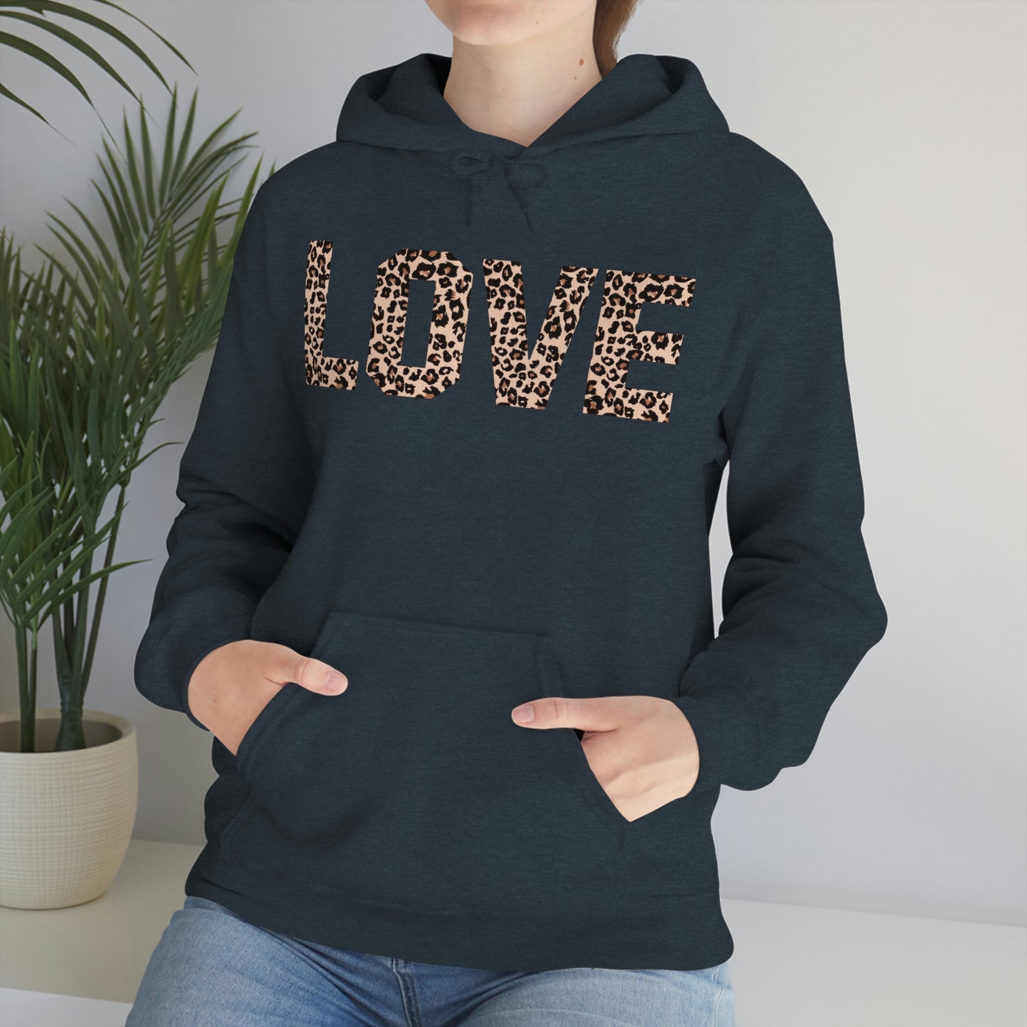 Leopard print Hooded Sweatshirt