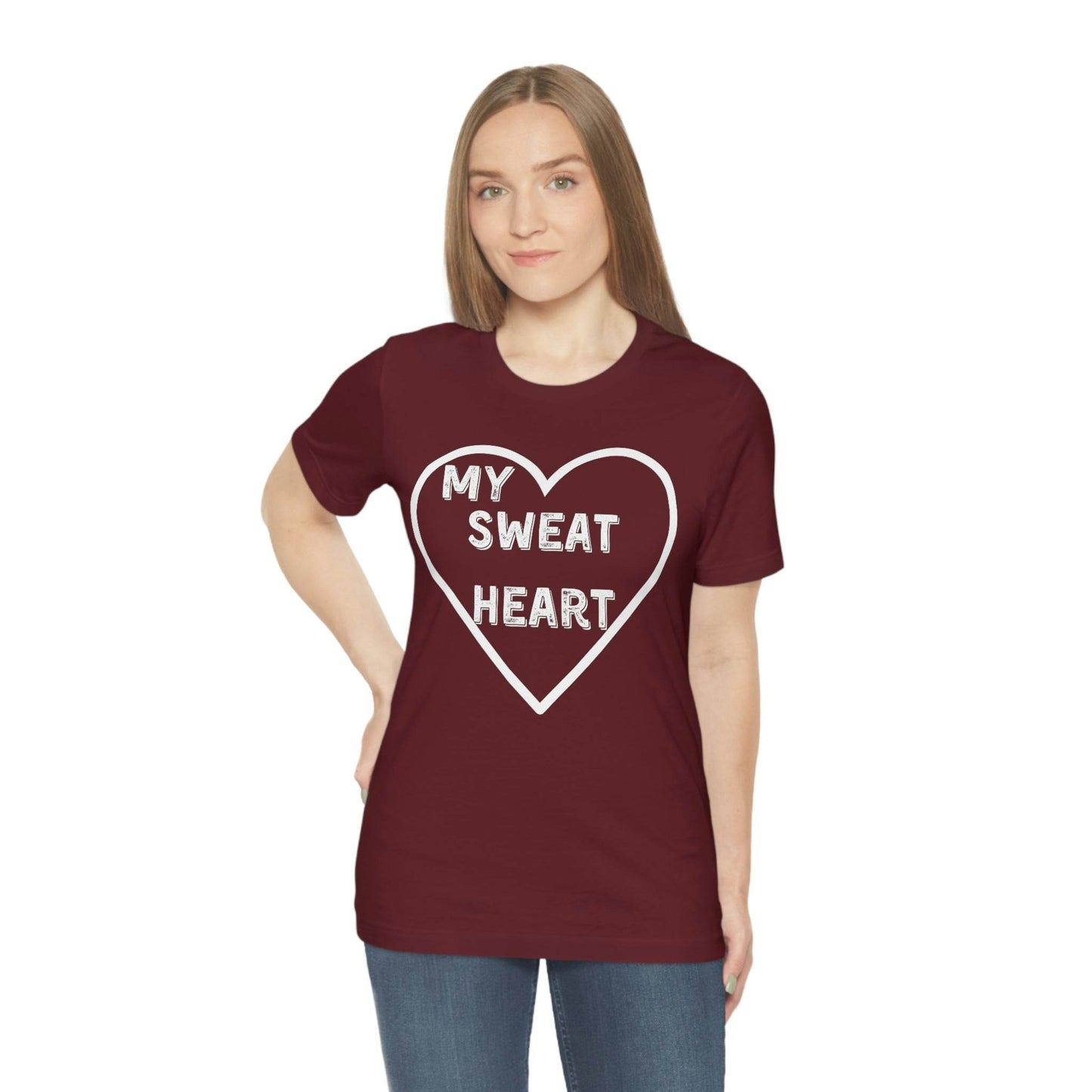 My Sweat Heart - Love shirt - Gift for wife - Gift for Husband - Gift for Girlfriend and Boyfriend - Giftsmojo