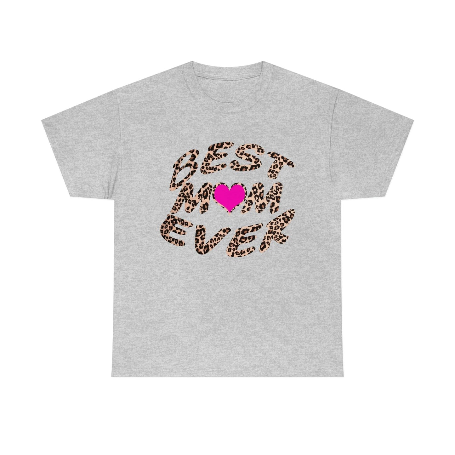 Best mom ever leopard print Tee - Giftsmojo