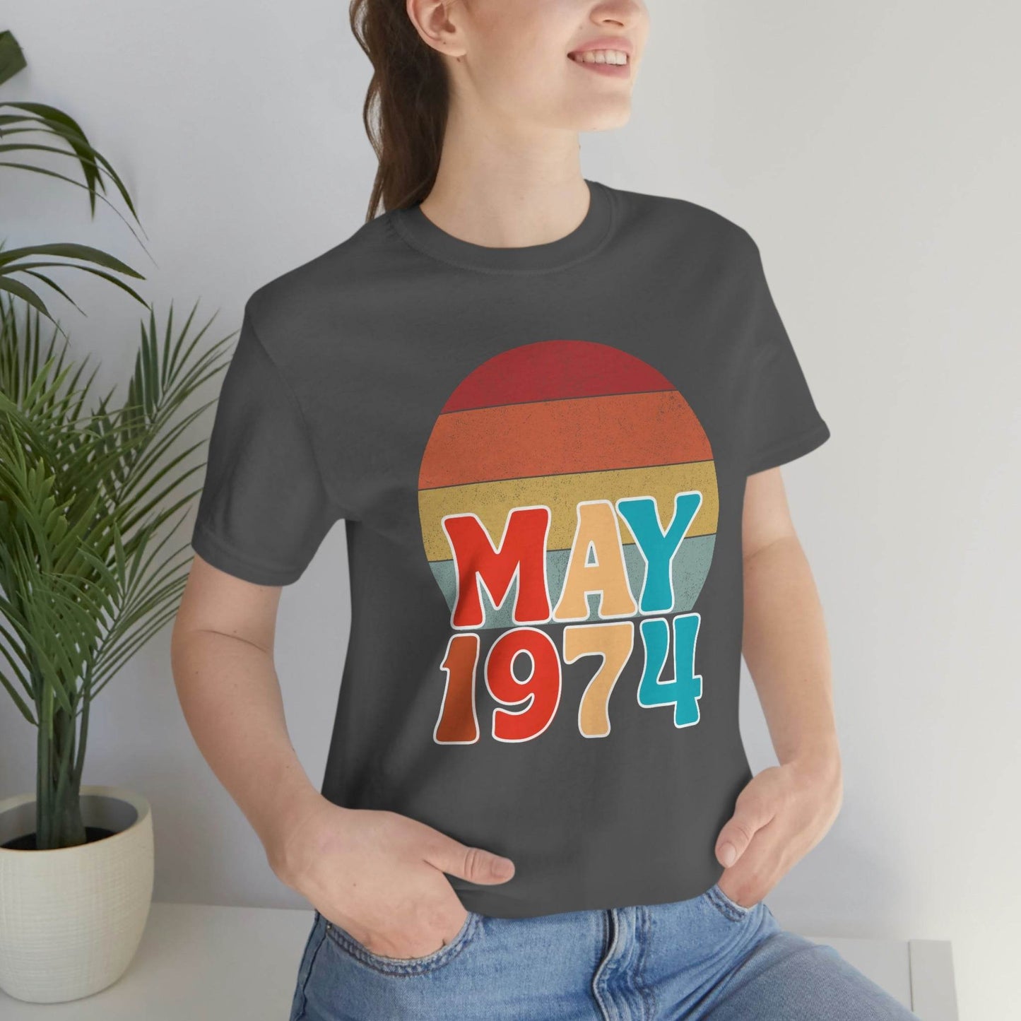 49th Birthday Shirt, 1974 Shirt, 49th Birthday Tee, Vintage 1974 Shirt, 49th Birthday Gifts, 1974 Birthday Shirt, 49th Birthday Gift - Giftsmojo