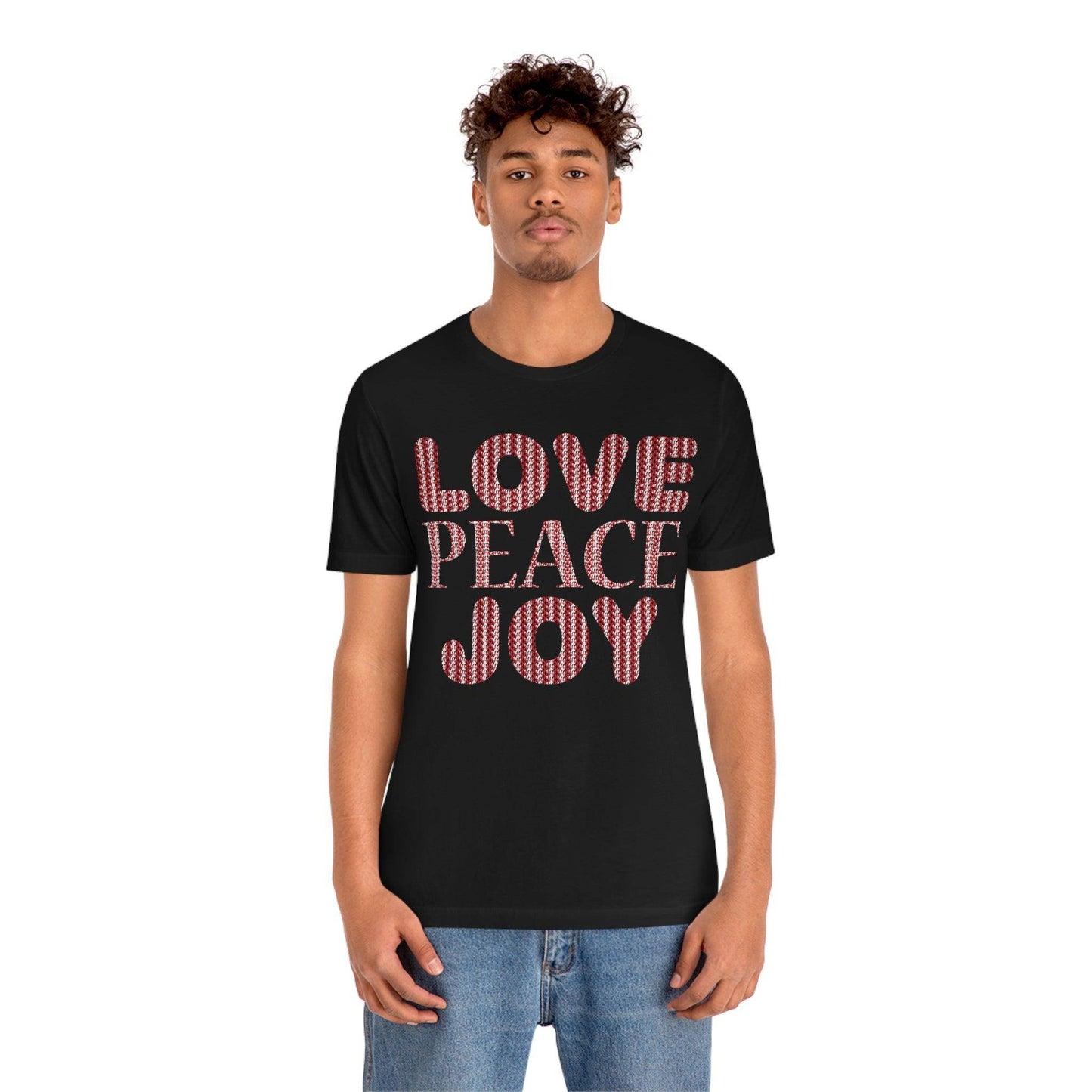 love peace joy Tee - Giftsmojo