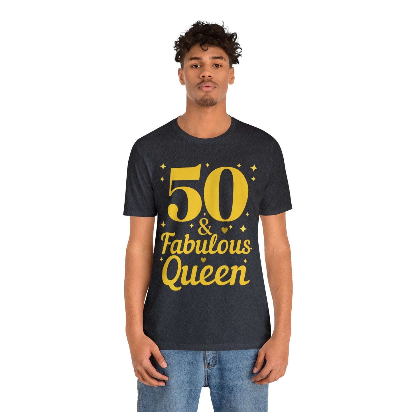 50 and Fabulous Queen shirt, Funny 50th birthday shirt - Giftsmojo