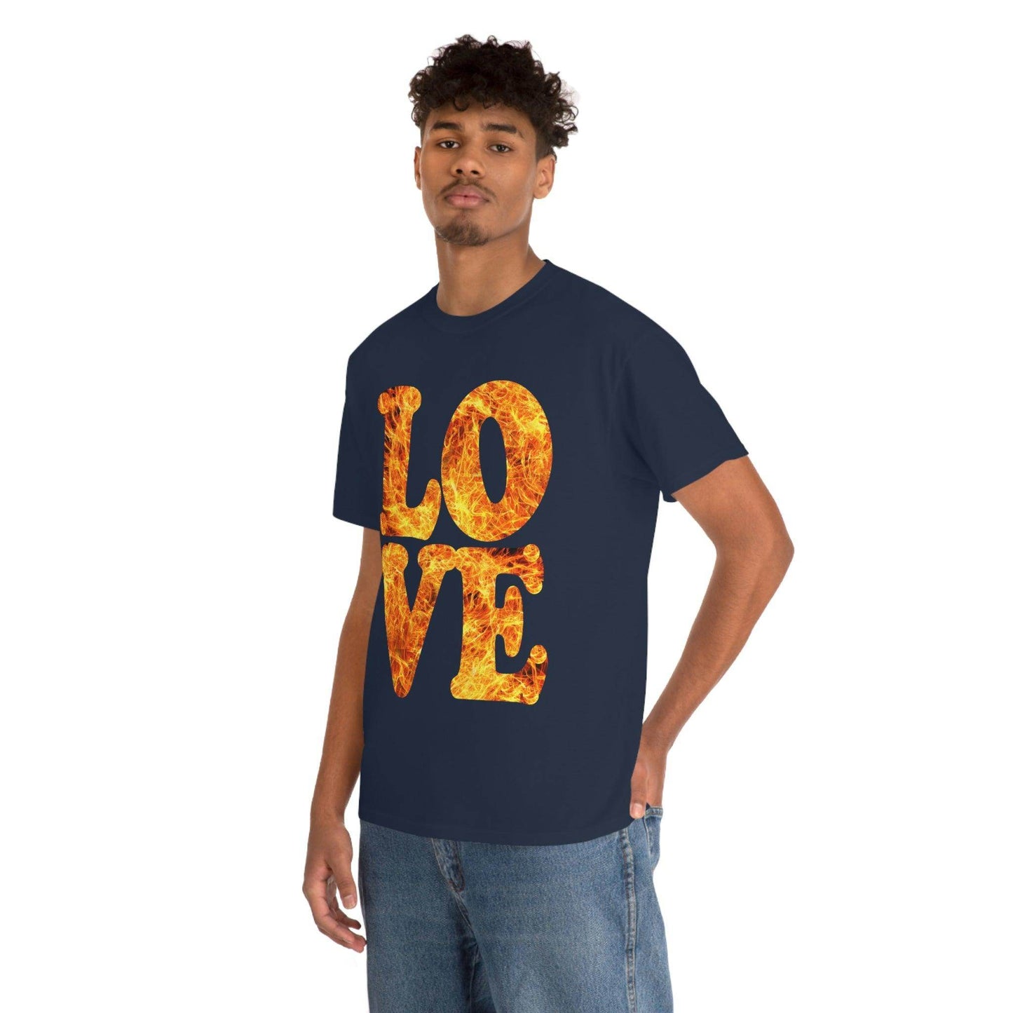 love fire big Tee - Giftsmojo