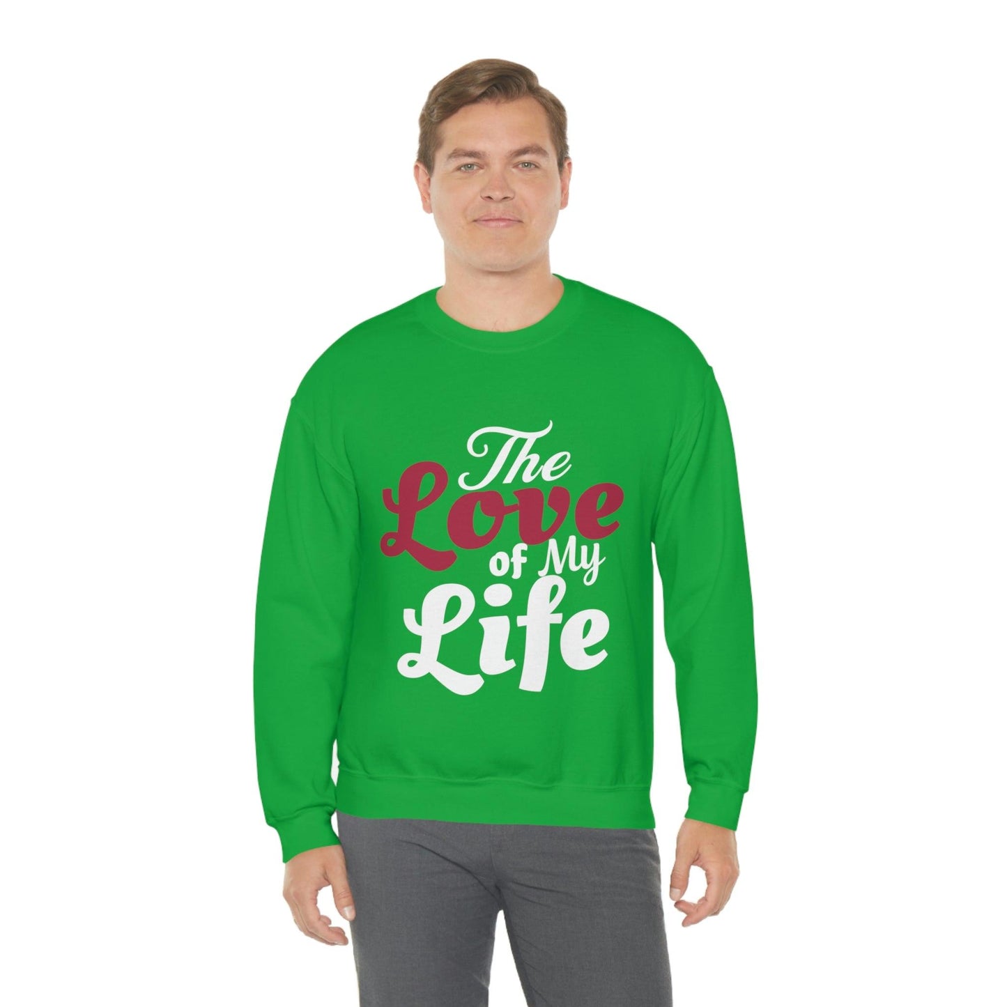 Love Sweatshirt, Love Shirt, Gift For Fiance, Newlywed Gift, Gift For Wife, Engagement Shirt,The Love of My Life, Valentine's day gift