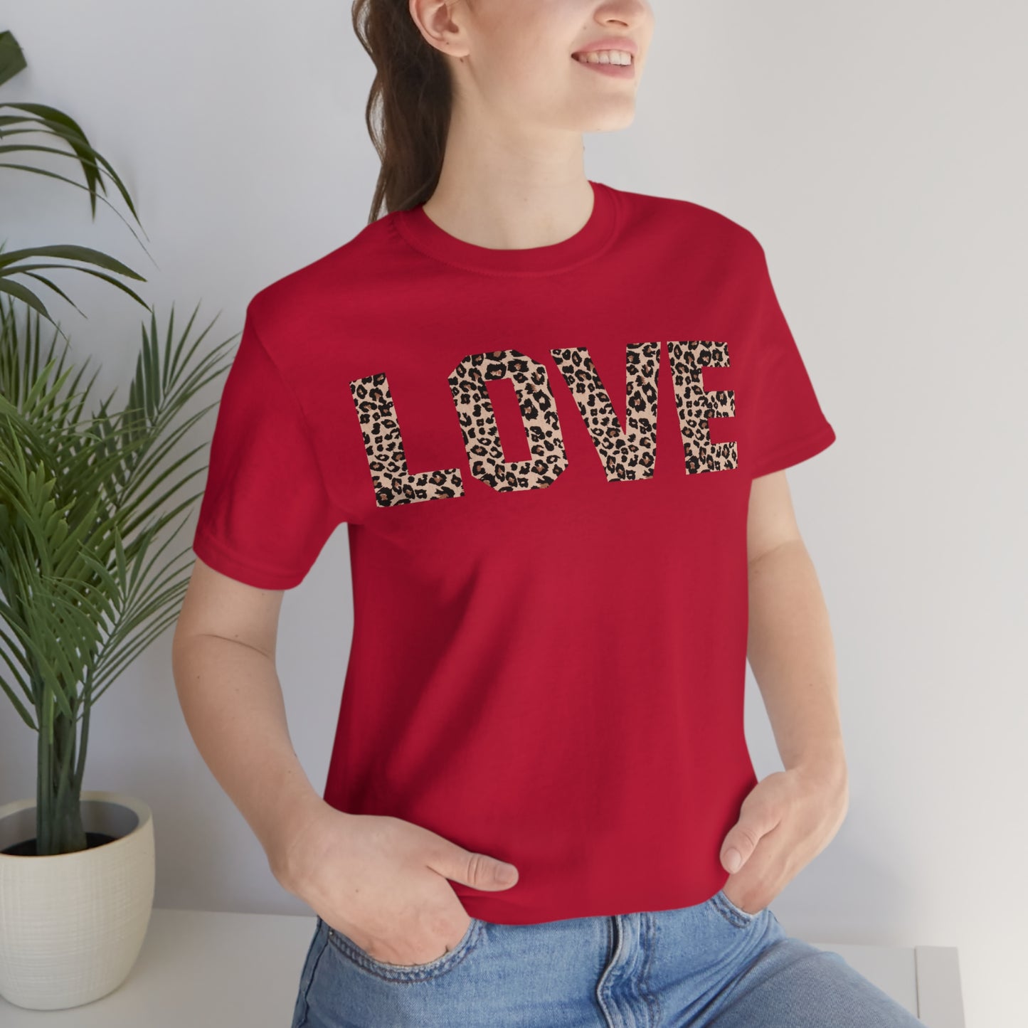 Leopard print love Tee