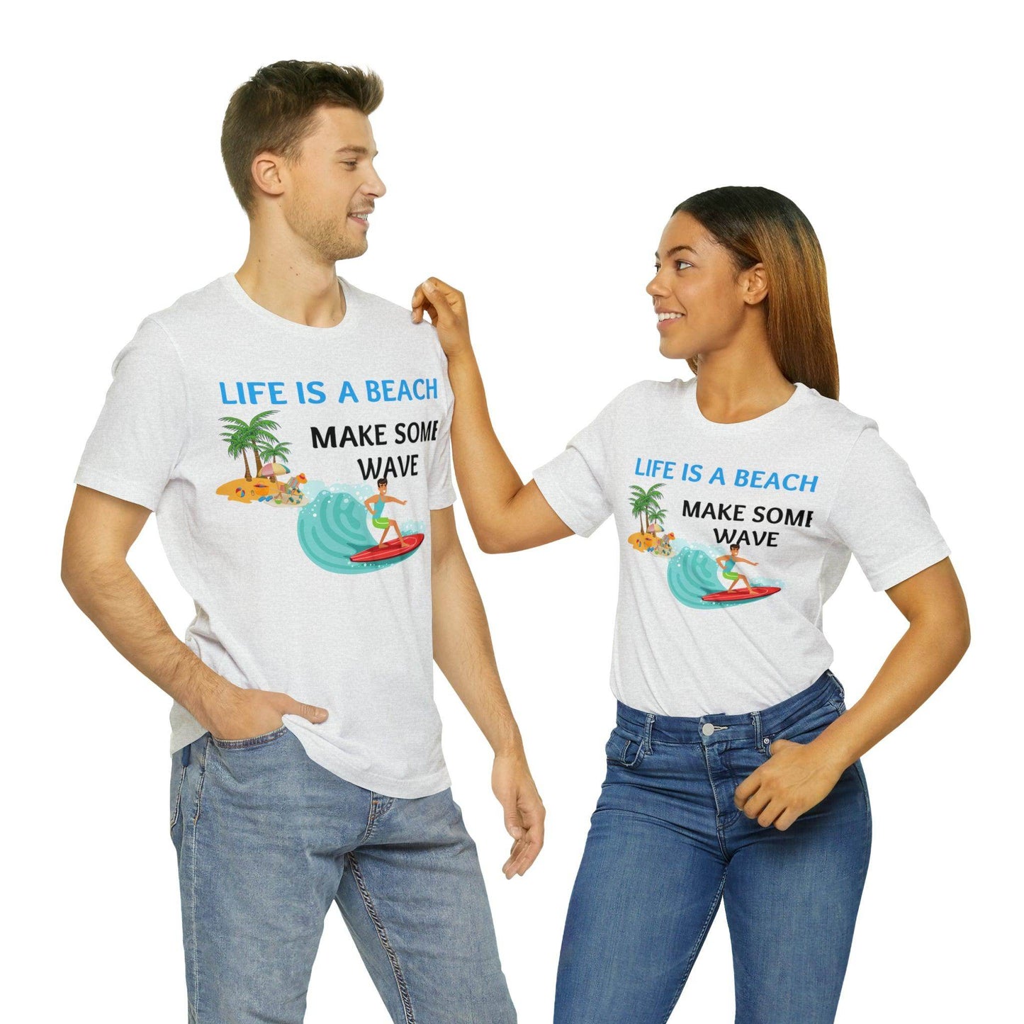 Life is a Beach shirt, Beach t-shirt, Summer shirt, Relaxing beachwear, Coastal fashion, Beach-inspired clothing, Beach adventure apparel - Giftsmojo