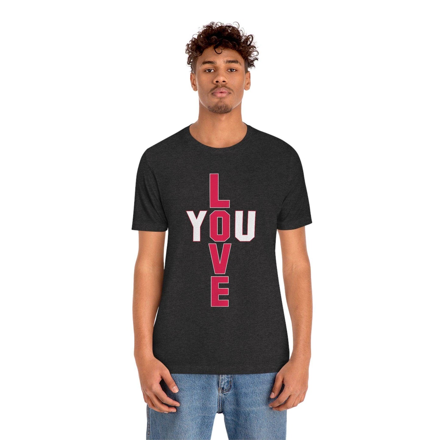 T-shape Love you Tee - Giftsmojo