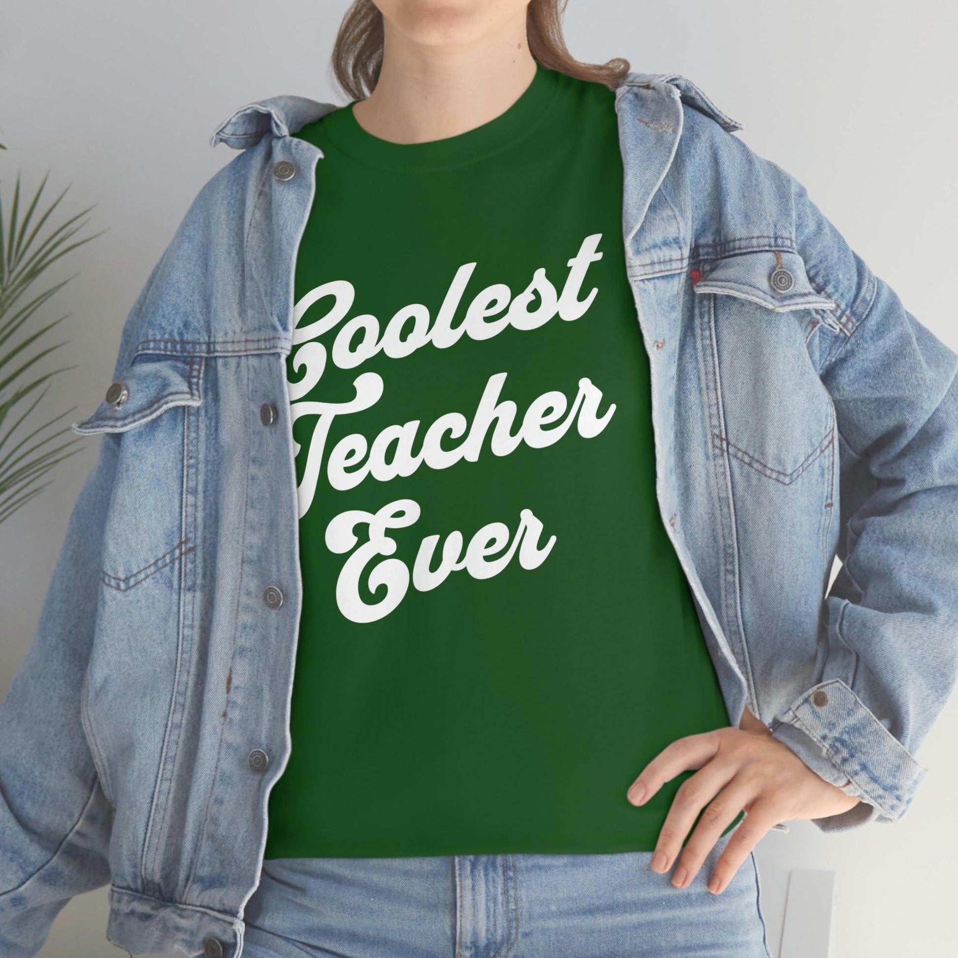 Coolest Teacher Ever Shirt - Giftsmojo