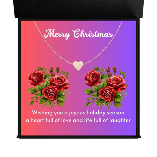 Christmas Heart Necklace for Kids - Giftsmojo