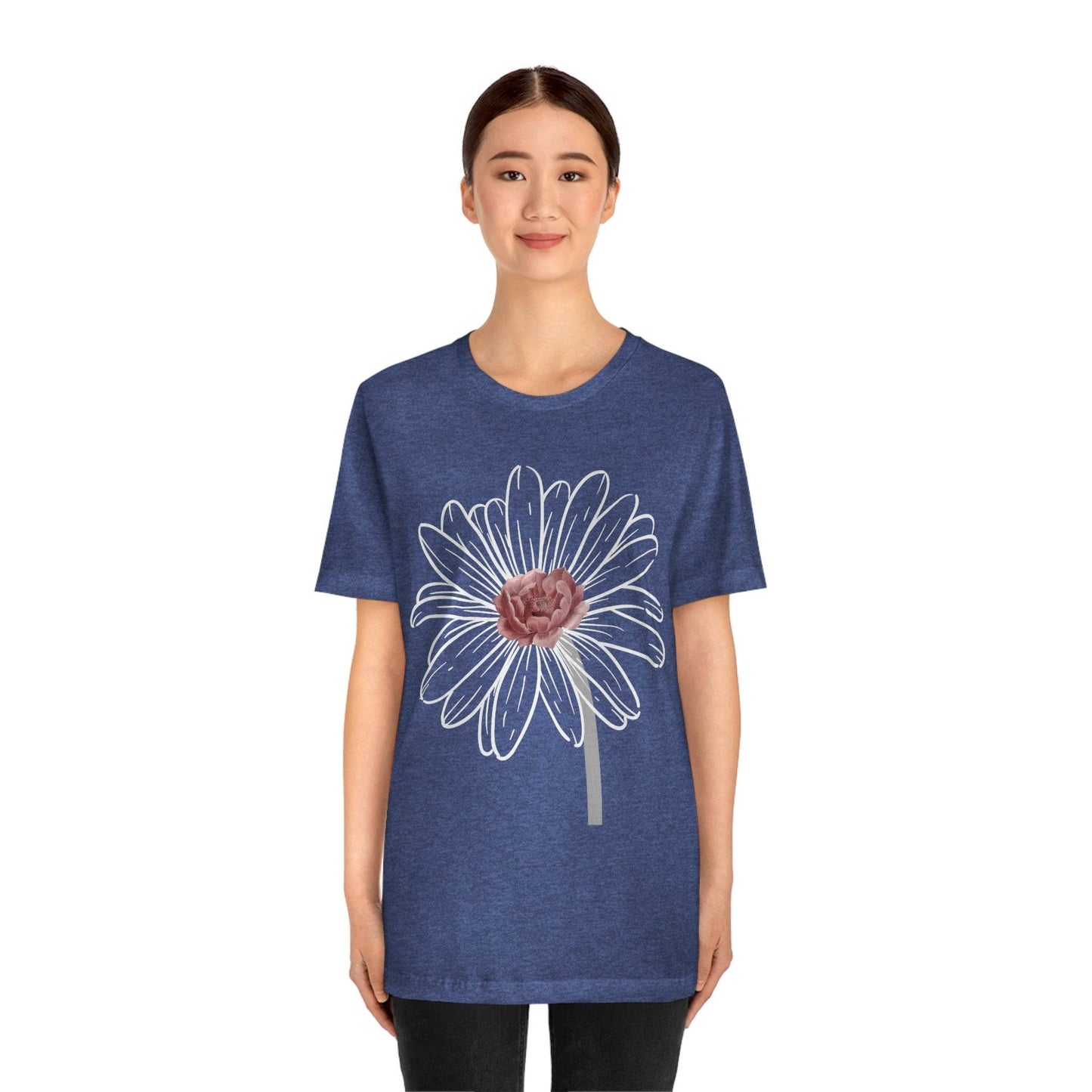 Flower Tshirt, Vintage Flower Shirt, Vintage Botanical Shirt, Vintage T-shirt, Graphic Tshirt, Botanical Print, Wildflower shirt, floral Tee - Giftsmojo