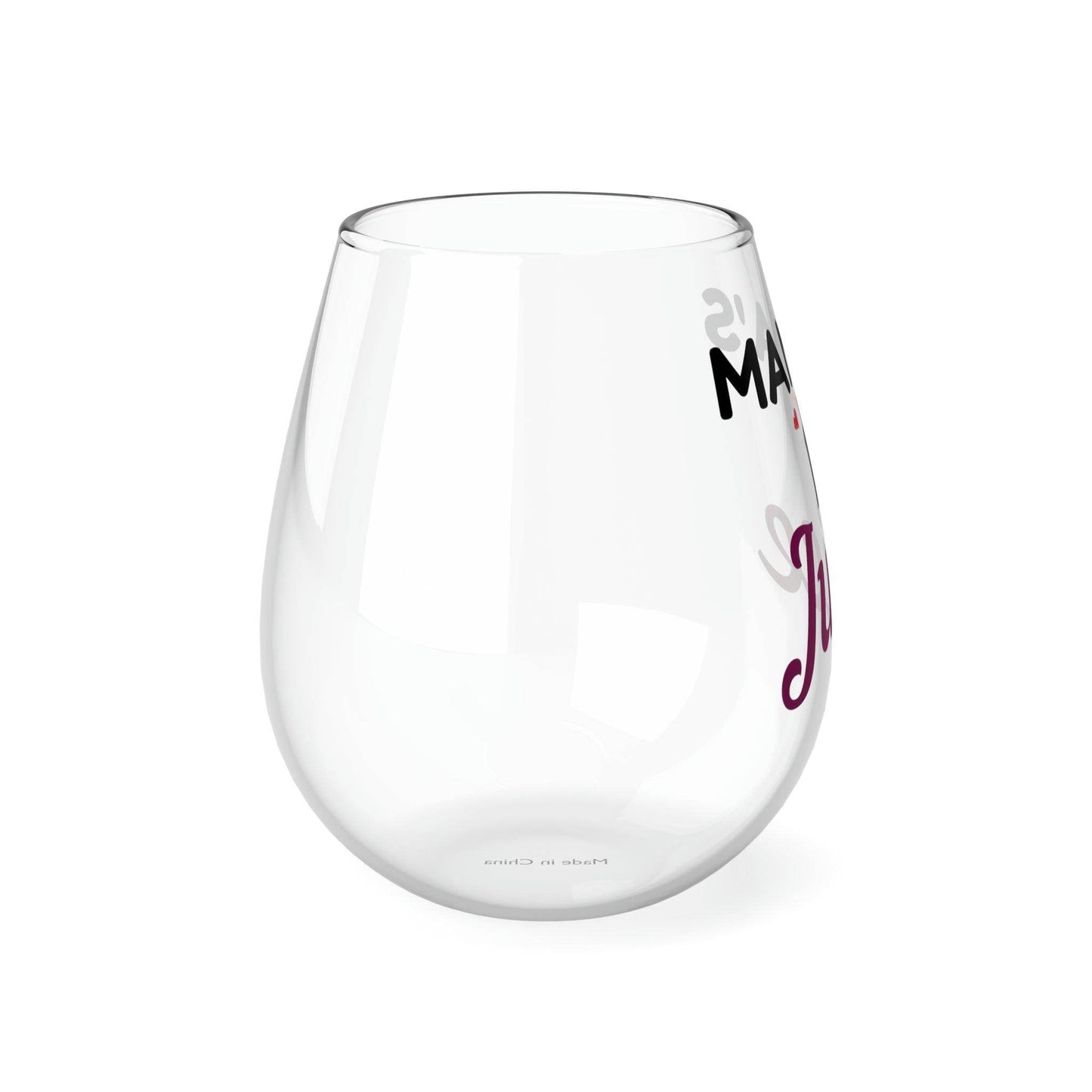Mom wine glass Mama's Juice Wine Glass - Mother's Day Wine glass Gift for Mom - Giftsmojo