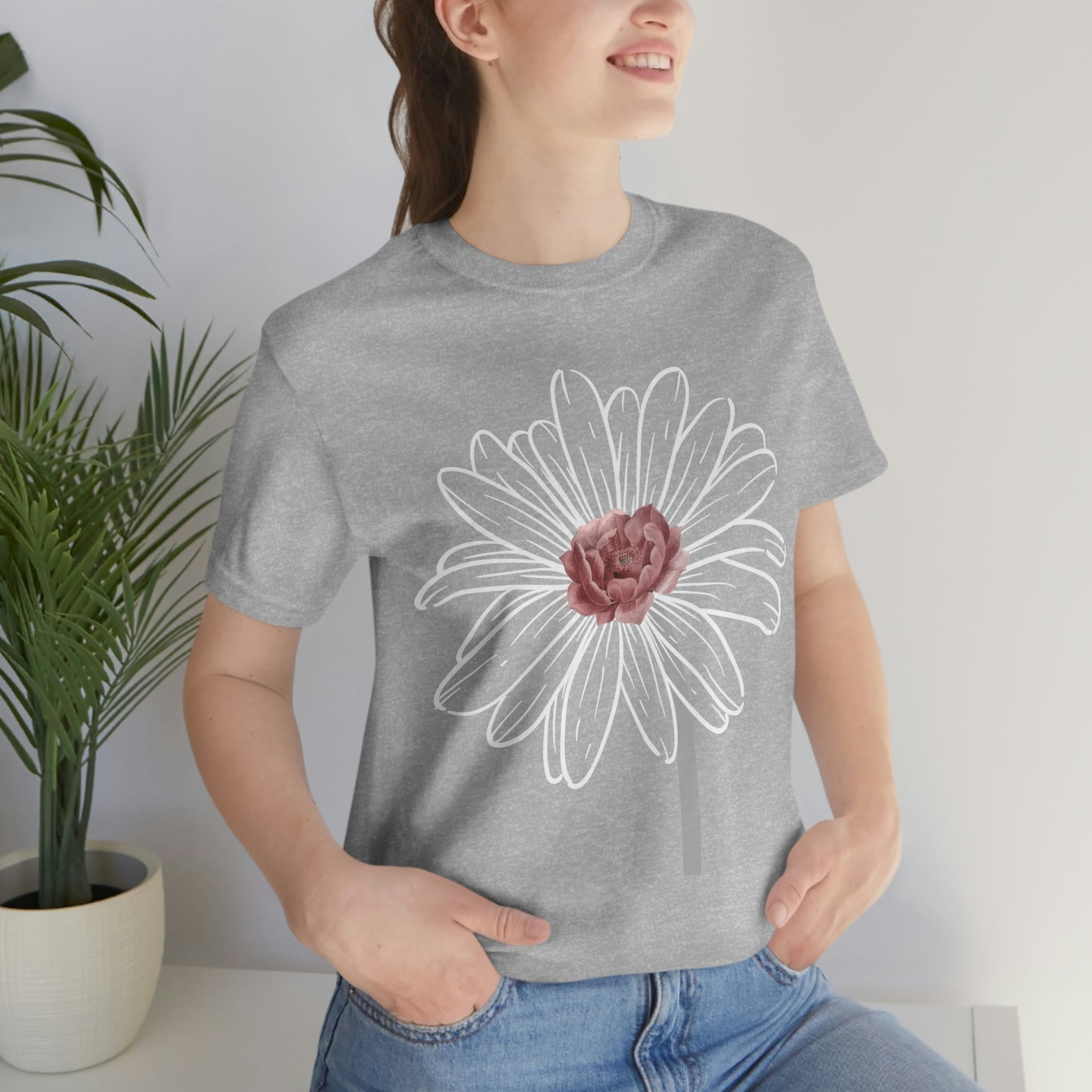 Flower Tshirt, Vintage Flower Shirt, Vintage Botanical Shirt, Vintage T-shirt, Graphic Tshirt, Botanical Print, Wildflower shirt, floral Tee
