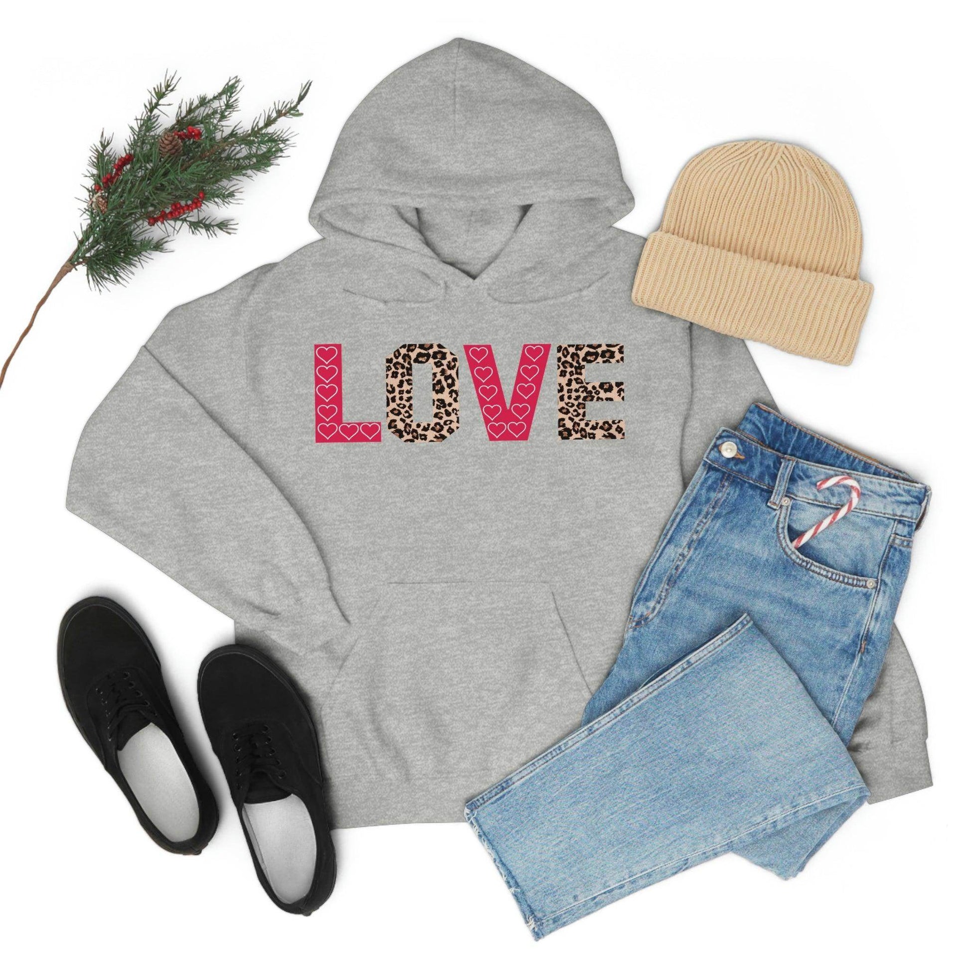 Love Hooded Sweatshirt - Giftsmojo