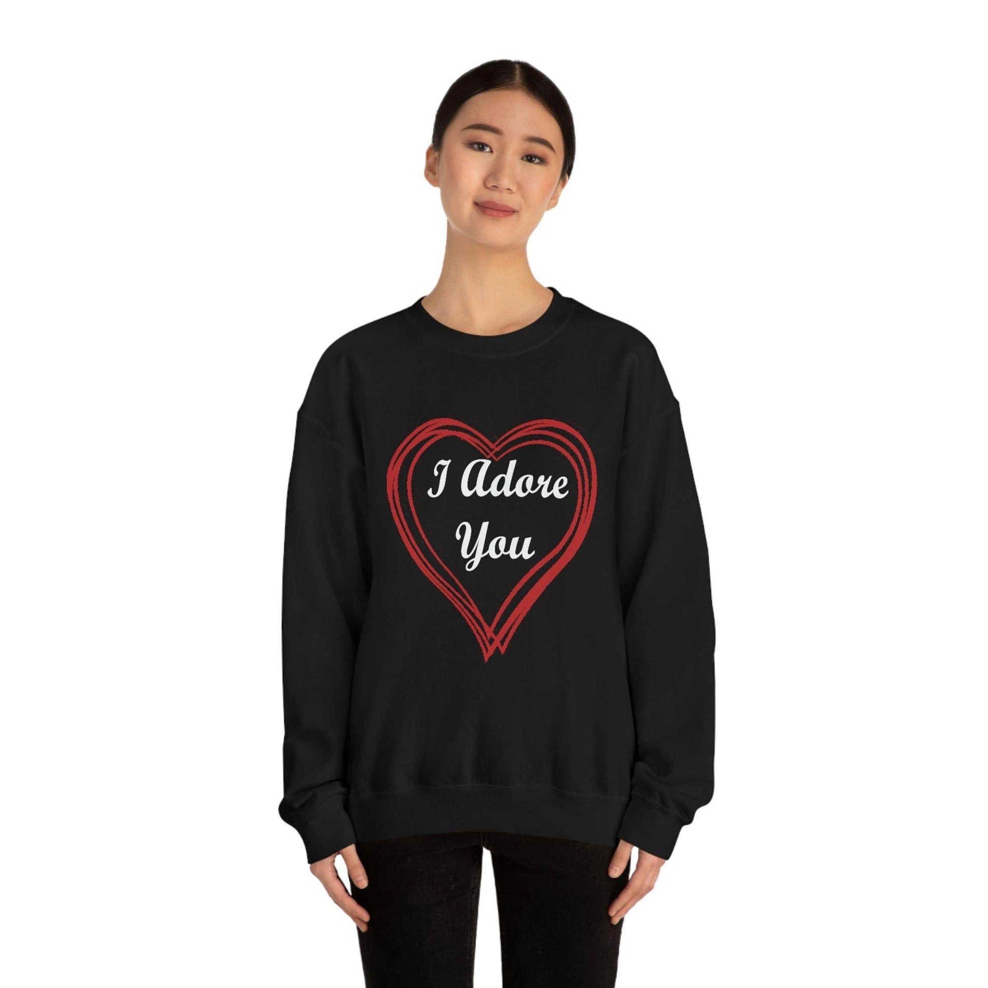 I Adore You Crewneck Sweatshirt - Giftsmojo