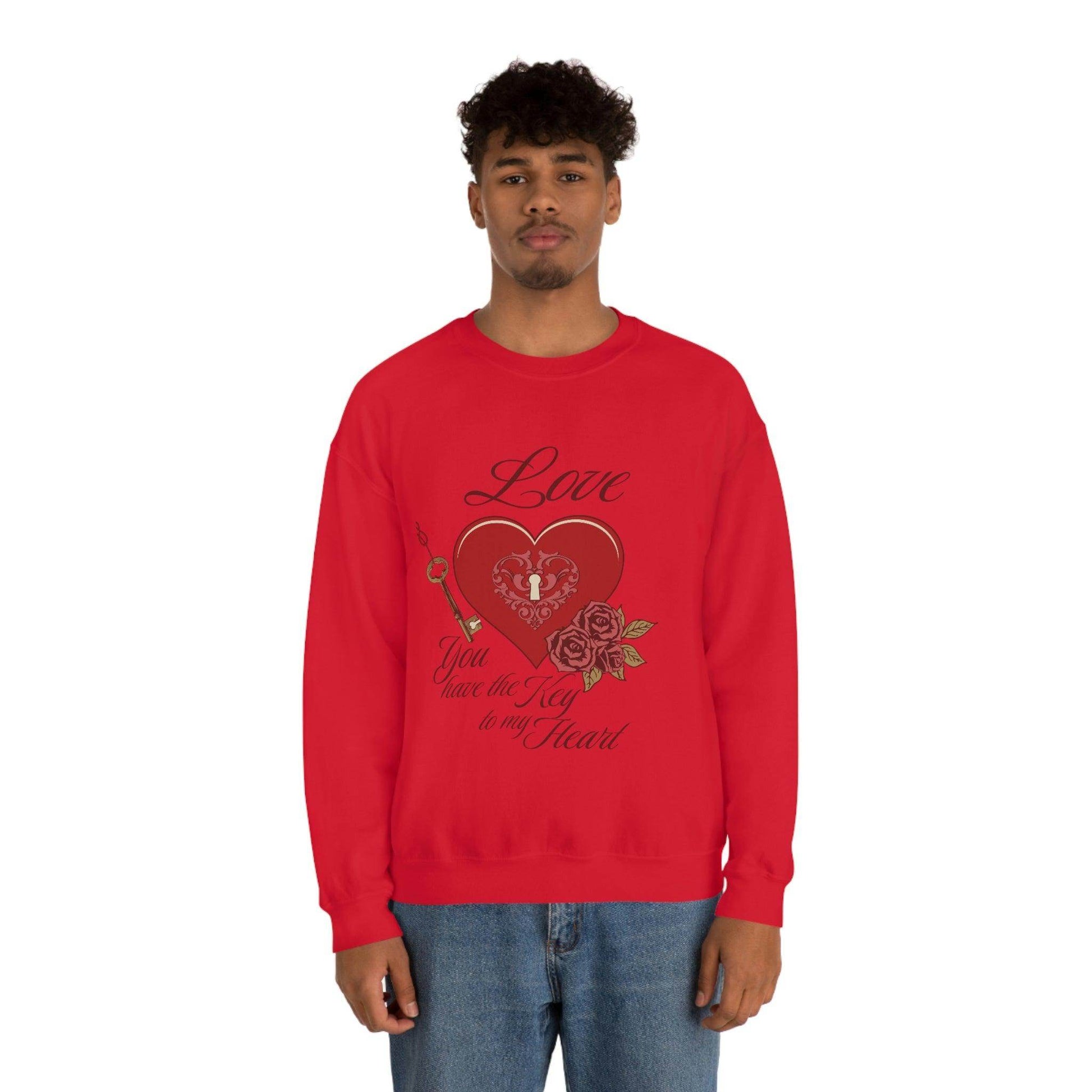 Love you have the key to my heart Sweatshirt - Giftsmojo