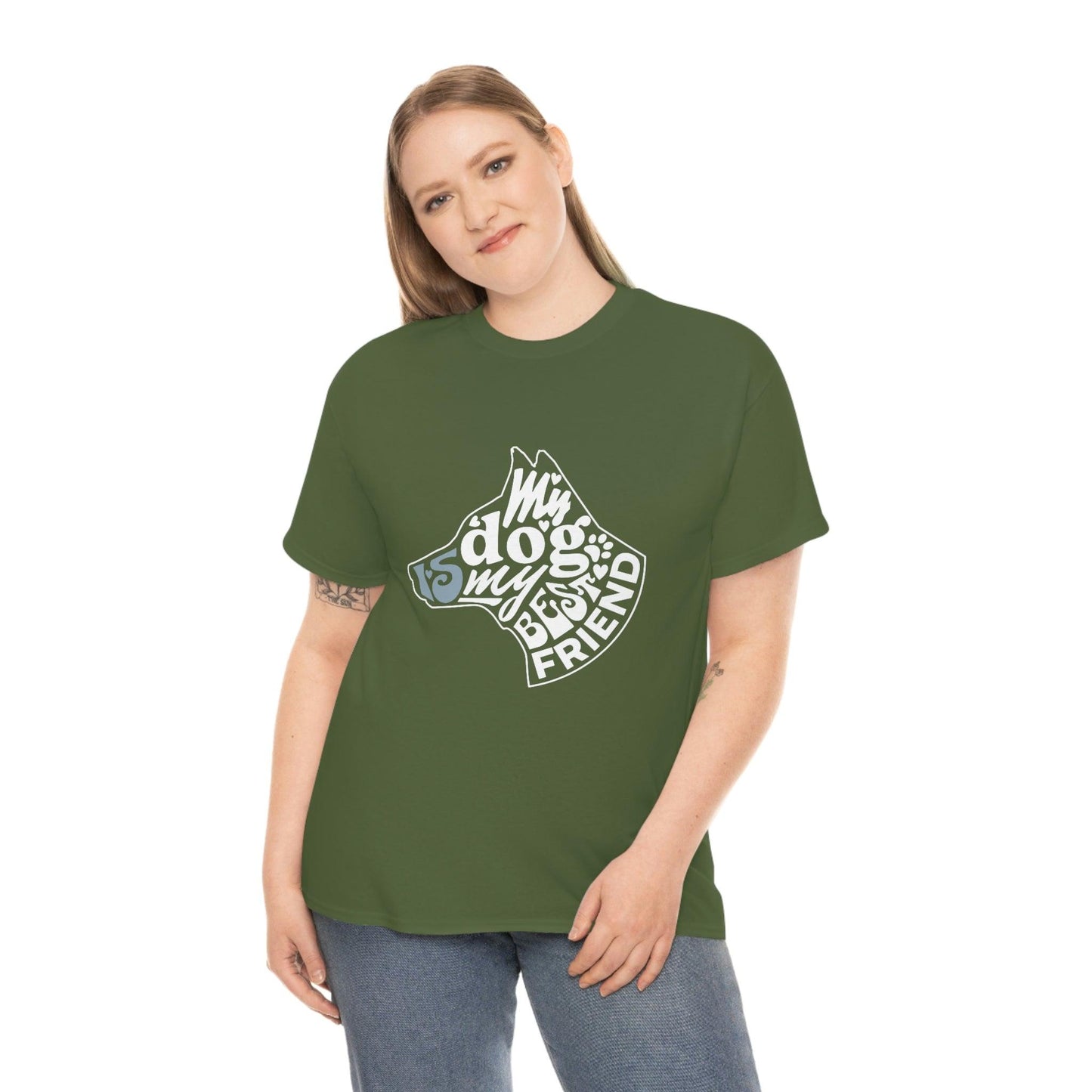 My Dog is My Best Friend Tee - Giftsmojo