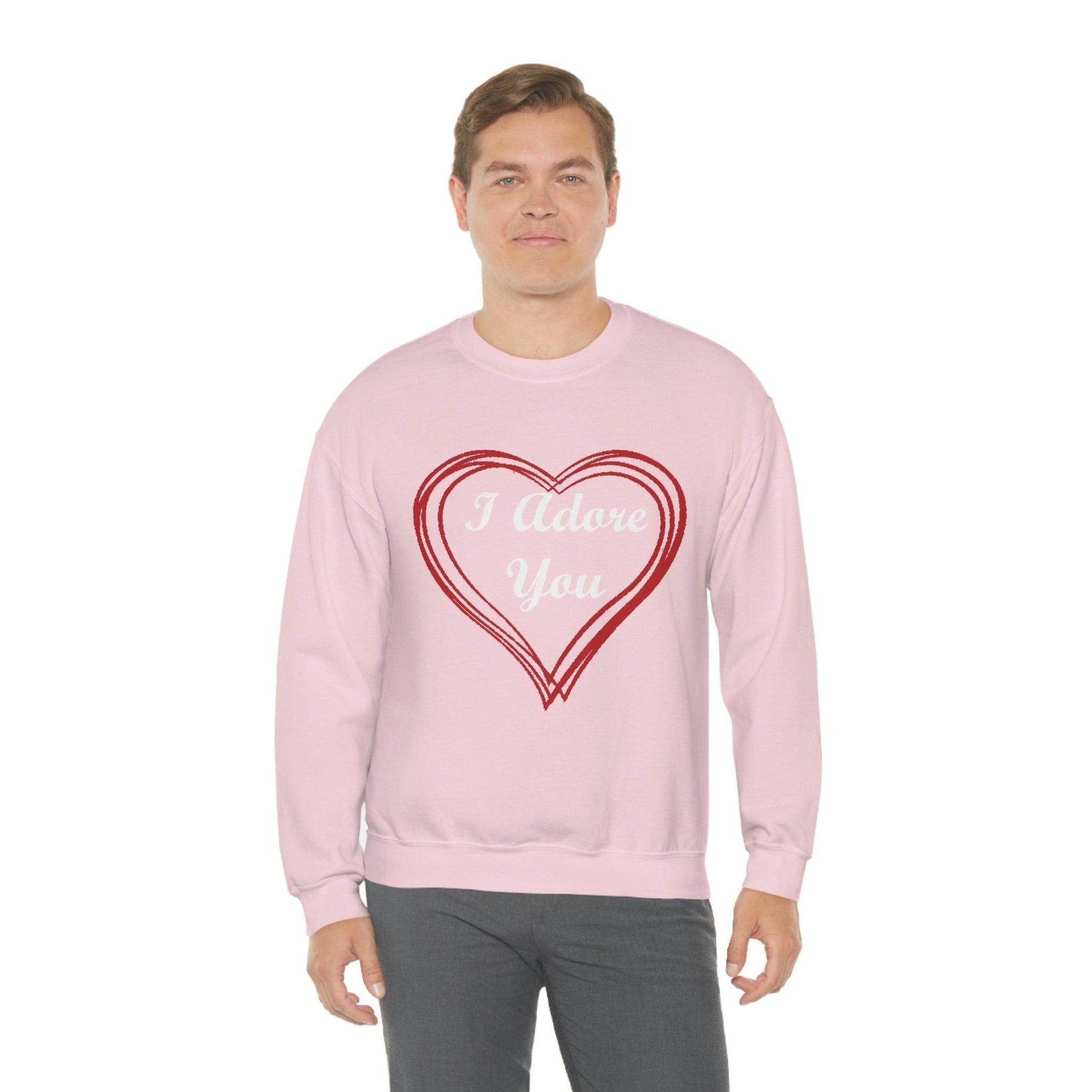 I Adore You Crewneck Sweatshirt - Giftsmojo