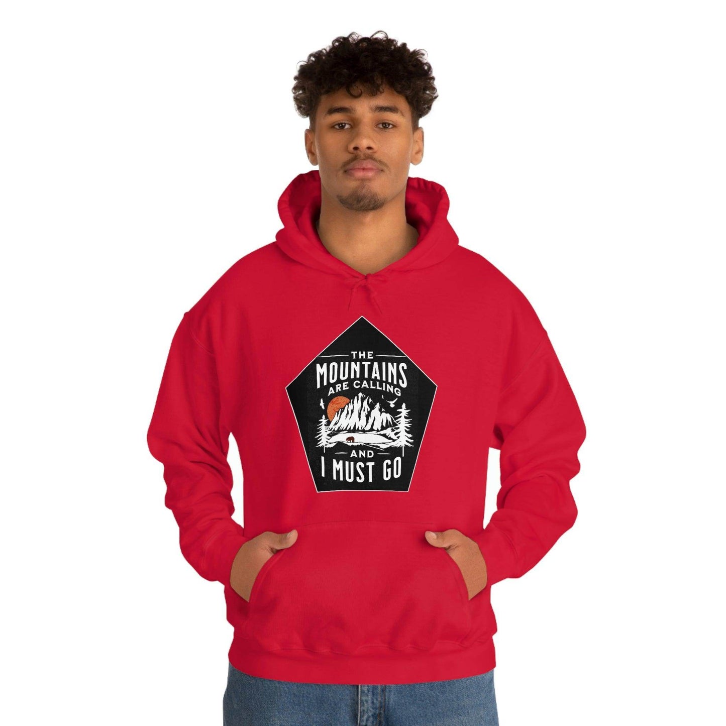 The Mountains are Calling and I Must Go, Hooded Sweatshirt - Giftsmojo