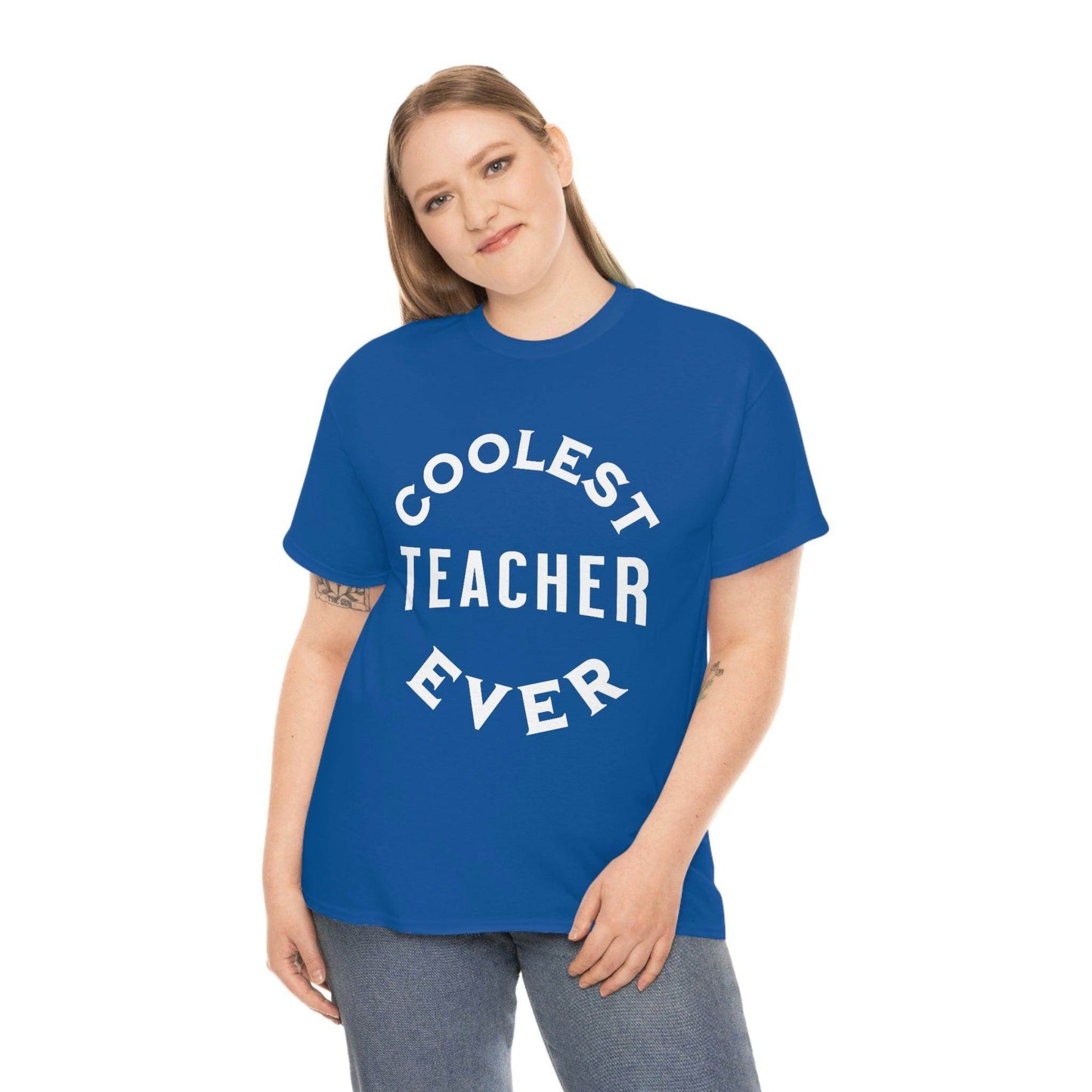 Coolest Teacher Ever Tee - cute teacher shirt - gift for teacher - Giftsmojo