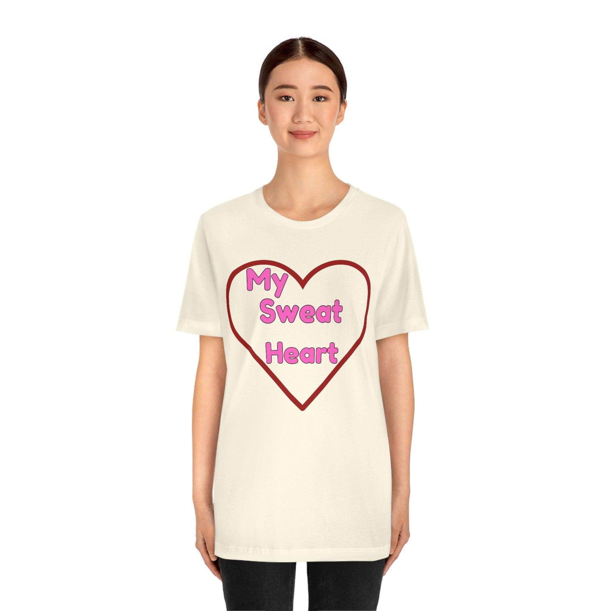 My Sweat Heart - Love shirt - Gift for wife - Gift for Husband - Gift for Girlfriend and Boyfriend - Giftsmojo