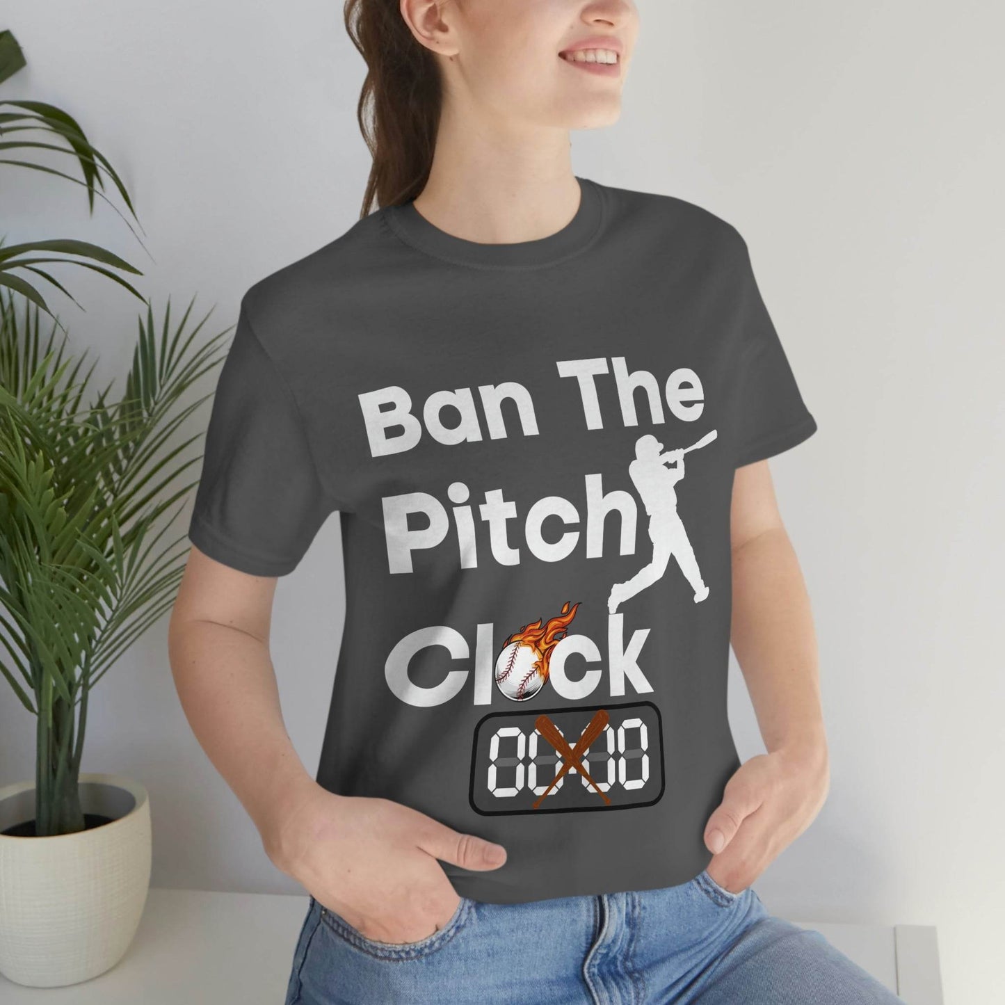 Ban The Pitch Clock in Baseball - Ban Baseball Pitch Clock - Giftsmojo