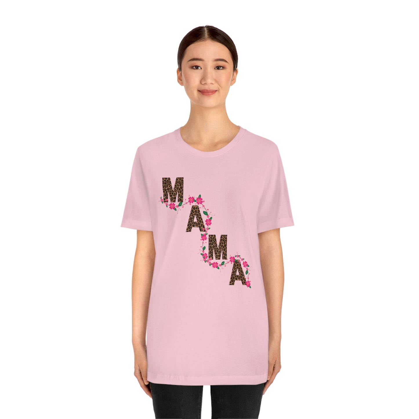 Leopard print Mama shirt Flower mama shirt - Leopard Mama Shirt mothers day shirt new mom shirt
