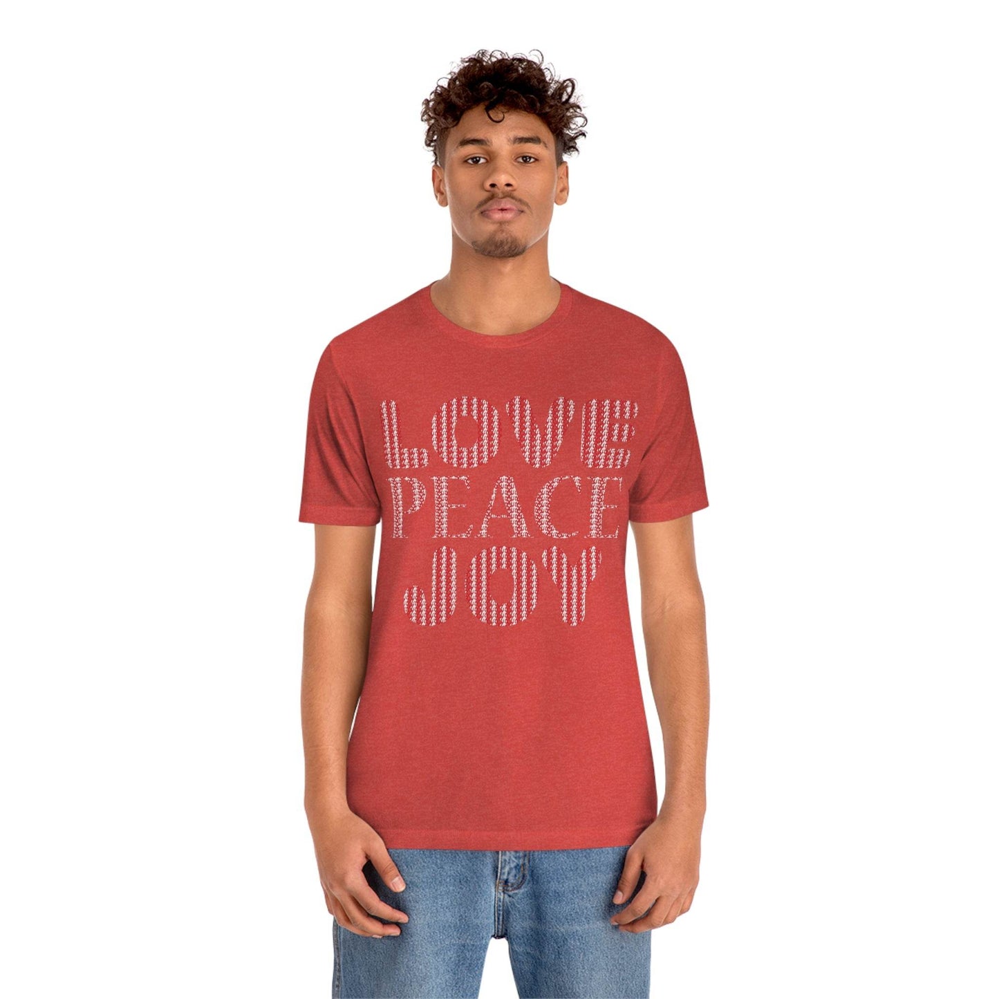 love peace joy Tee - Giftsmojo