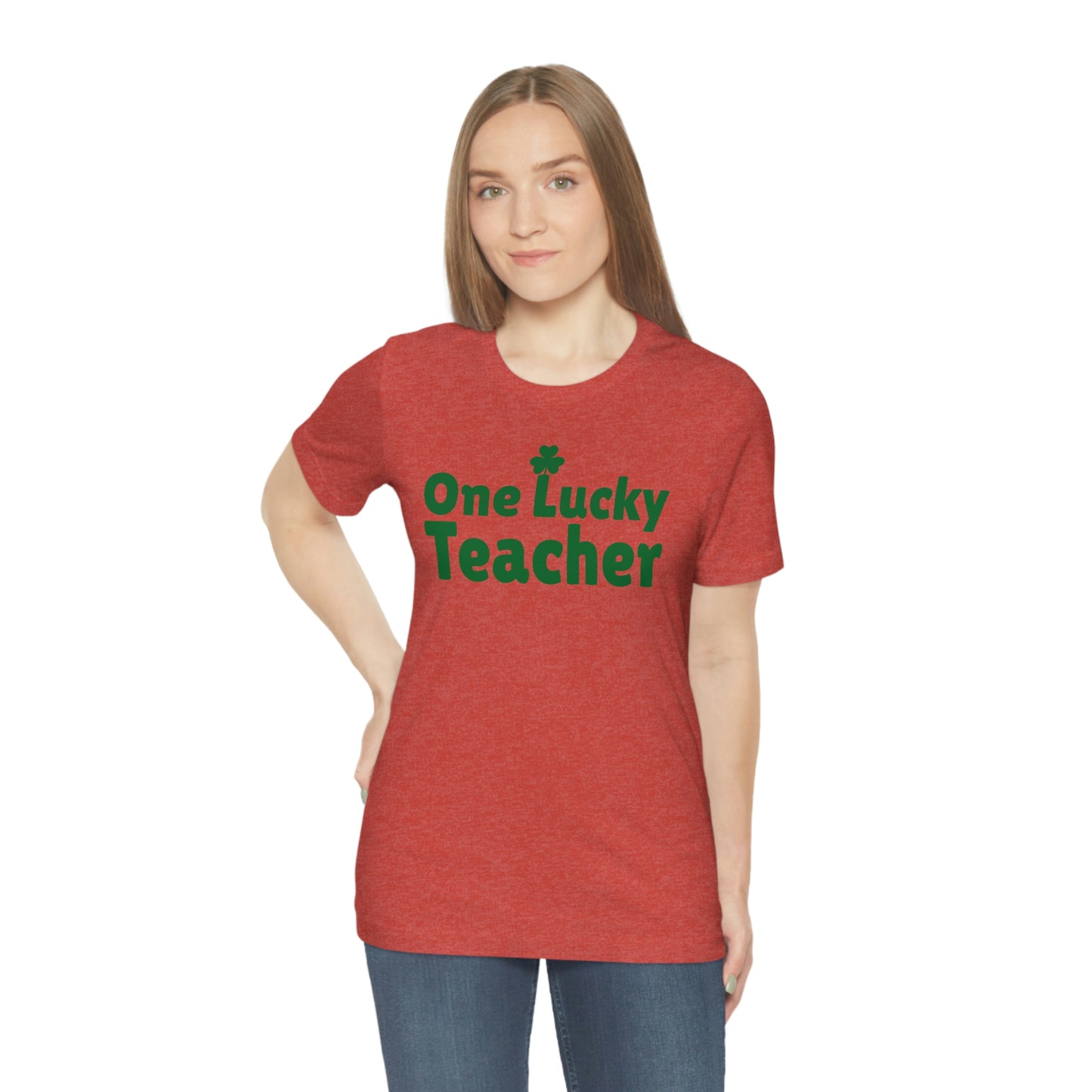 Feeling Lucky Shirt One Lucky Teacher Shirt St Patrick's Day shirt - Funny St Paddy's day Funny Shirt Shamrock shirt shenanigans shirt
