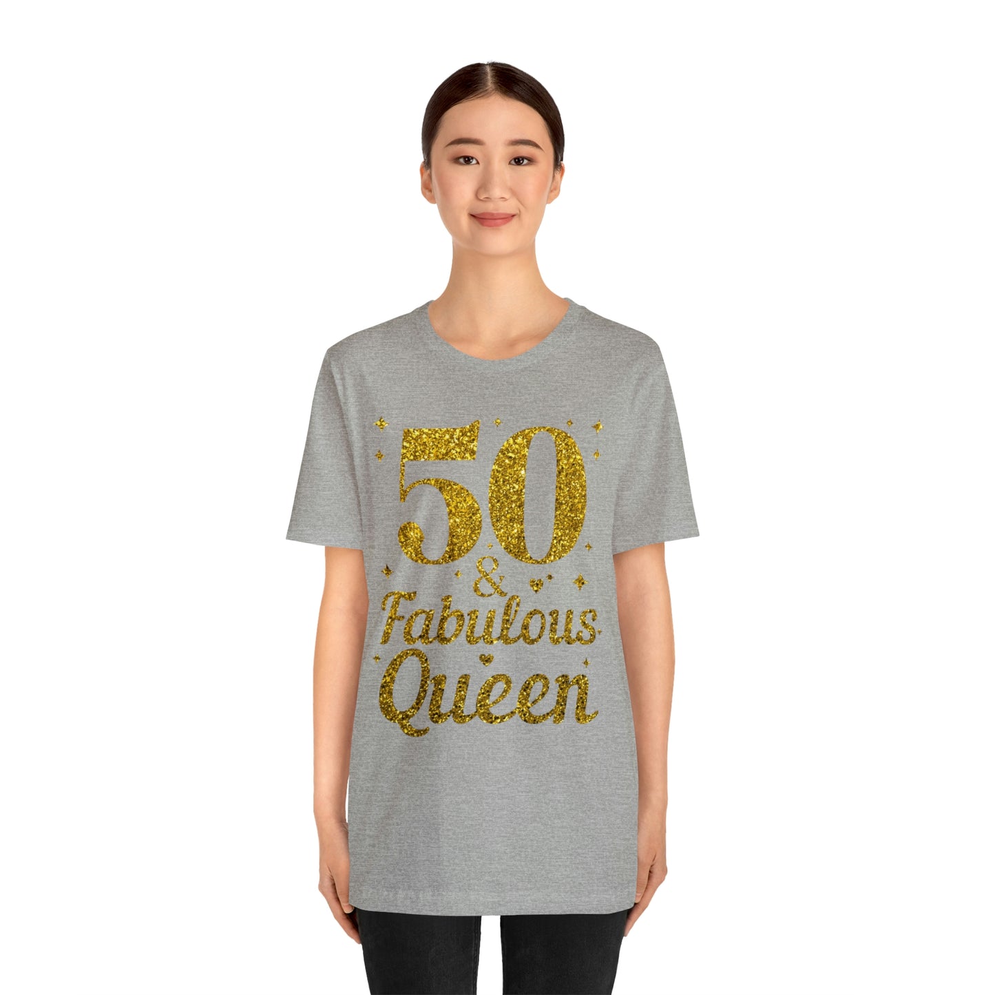 Funny 50th birthday Shirt 50 and Fabulous Queen shirt