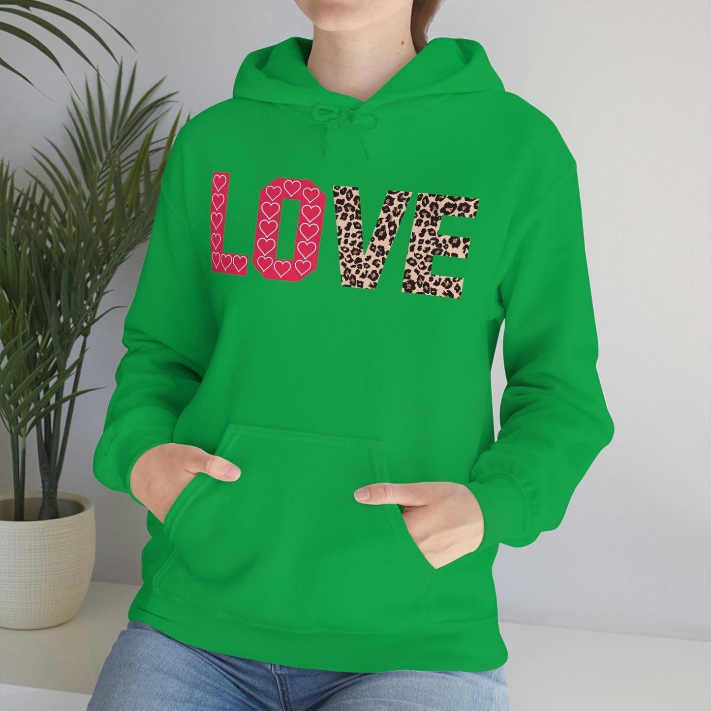 Leopard print Hooded Sweatshirt