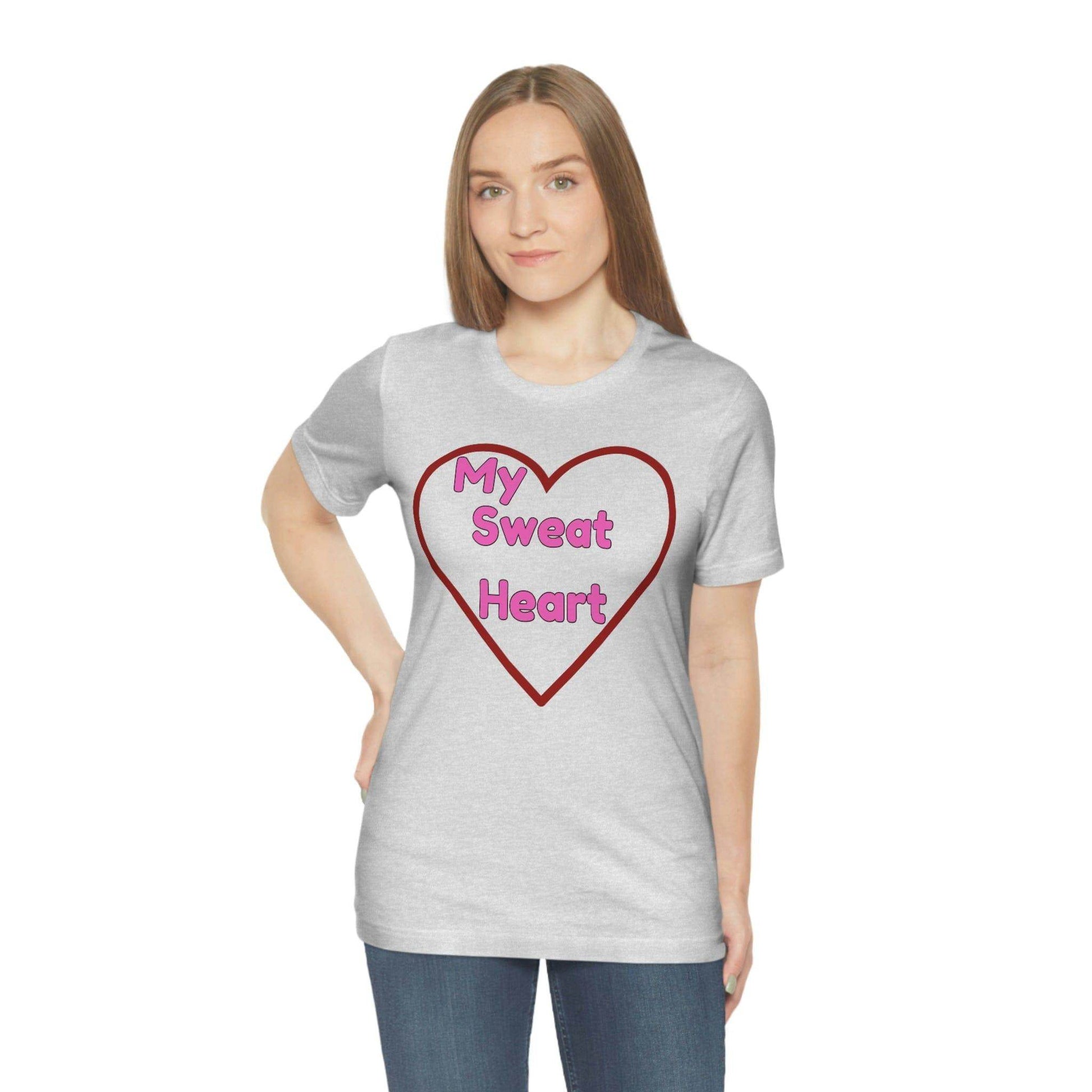 My Sweat Heart - Love shirt - Gift for wife - Gift for Husband - Gift for Girlfriend and Boyfriend - Giftsmojo