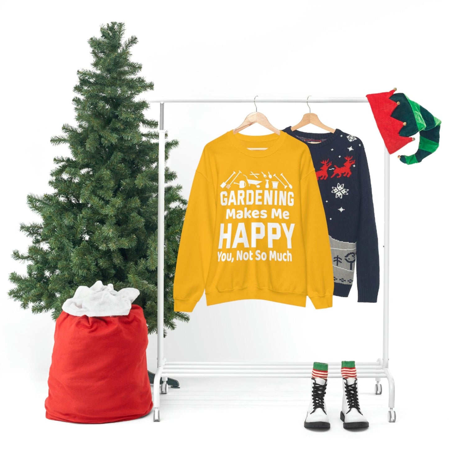 Gardening makes me Happy, You not so much, Garden sweatshirt, great for gardeners, garden shirt, plant lover shirt, nature lover shirt - Giftsmojo