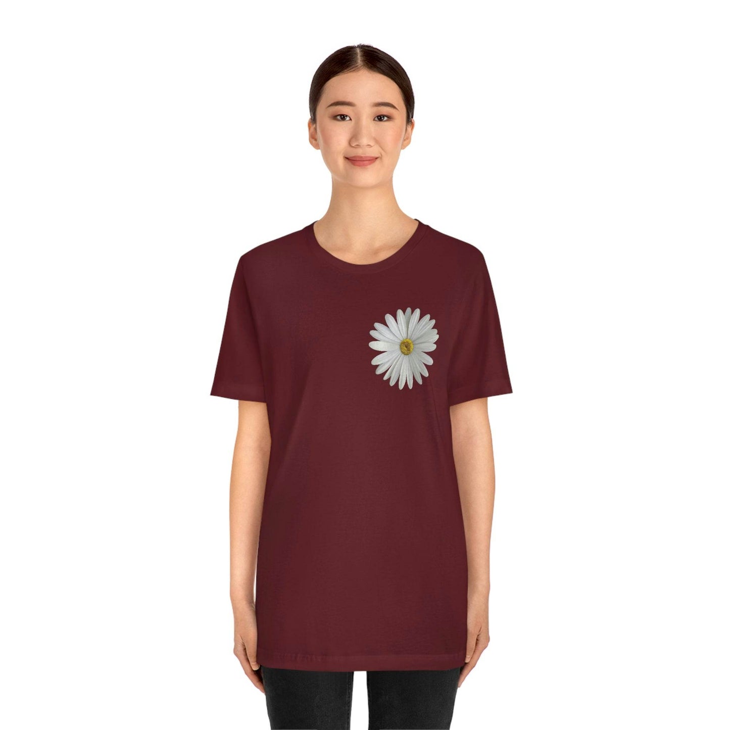 Daisy Shirt Floral Shirt Gift, Boho Shirt, Birth Month Flower, Gift For Mom, Daisy Women Shirt Flower Tee Summer Shirt, - Giftsmojo