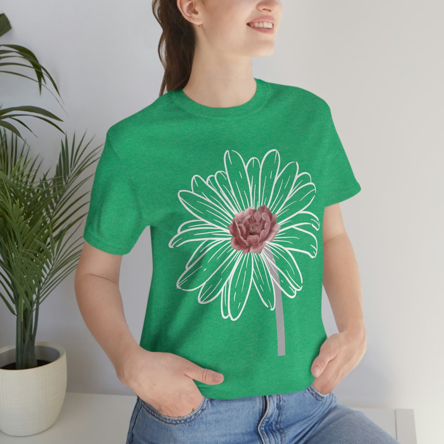 Flower Tshirt, Vintage Flower Shirt, Vintage Botanical Shirt, Vintage T-shirt, Graphic Tshirt, Botanical Print, Wildflower shirt, floral Tee