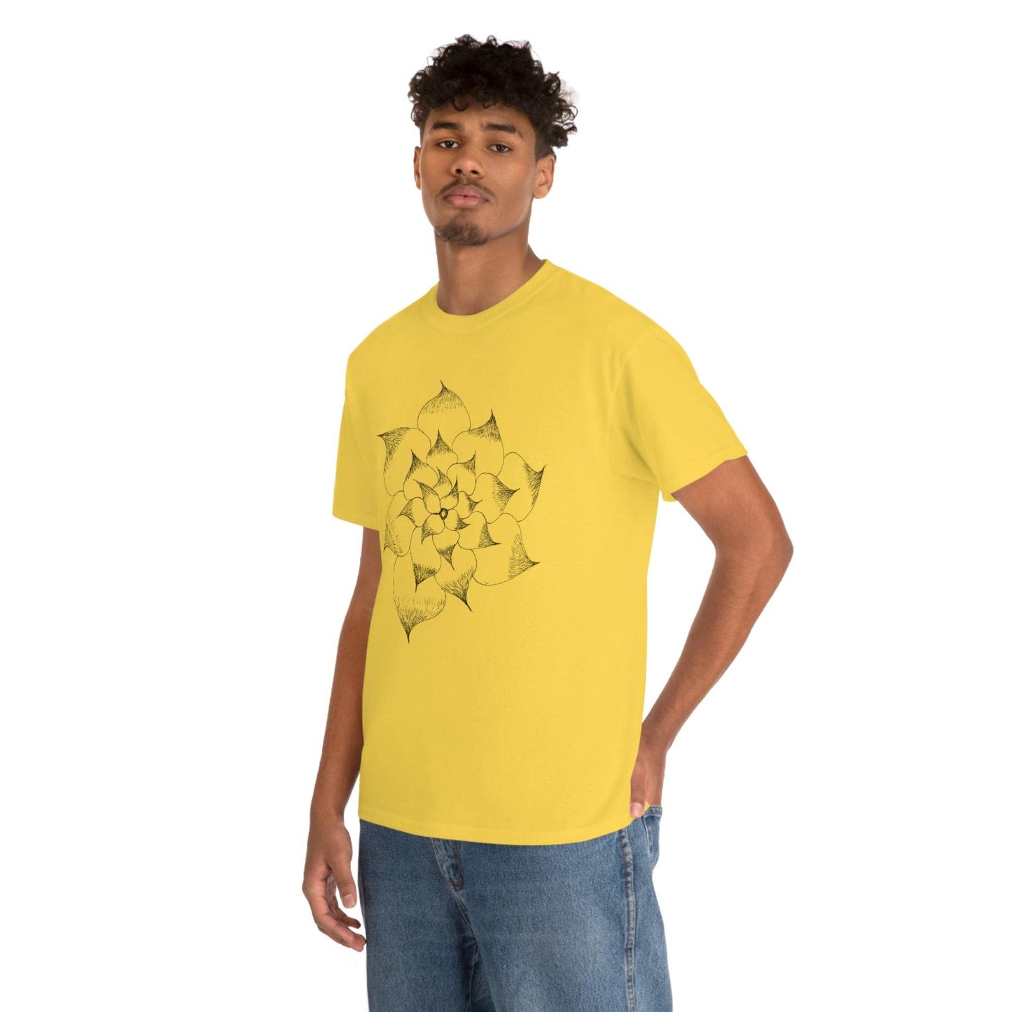 Flower Tee, custom designed tee, flower t-shirt, floral graphic tee - Giftsmojo