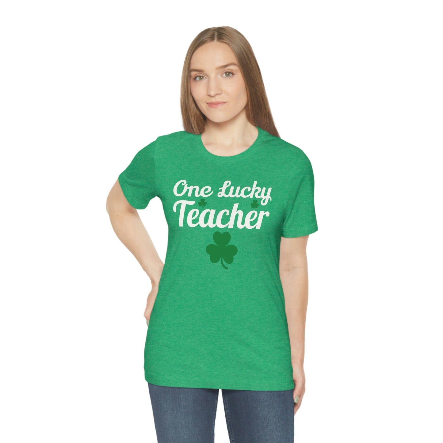 Feeling Lucky Shirt One Lucky Teacher Shirt St Patrick's Day shirt - Funny St Paddy's day Funny Shirt Shamrock shirt shenanigans shirt