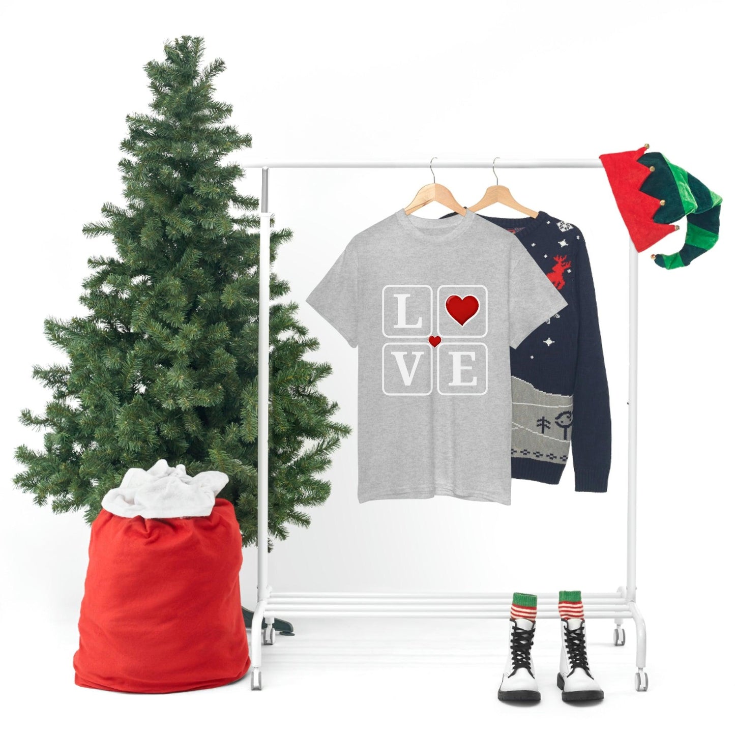Love square Hearts Shirt, Great Gift for Valentine's day, birthday, engagement, anniversary and many more