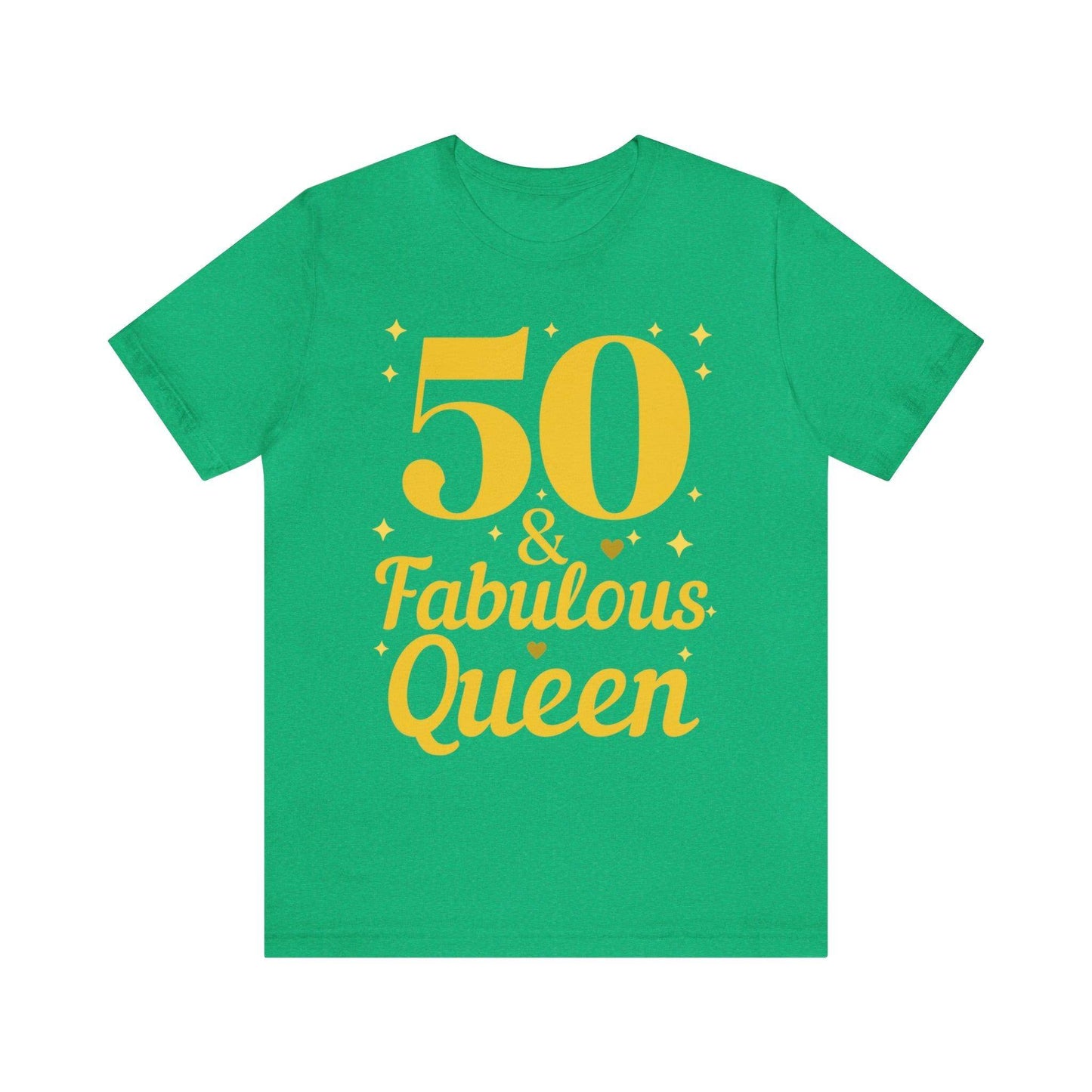 50 and Fabulous Queen shirt, Funny 50th birthday shirt - Giftsmojo
