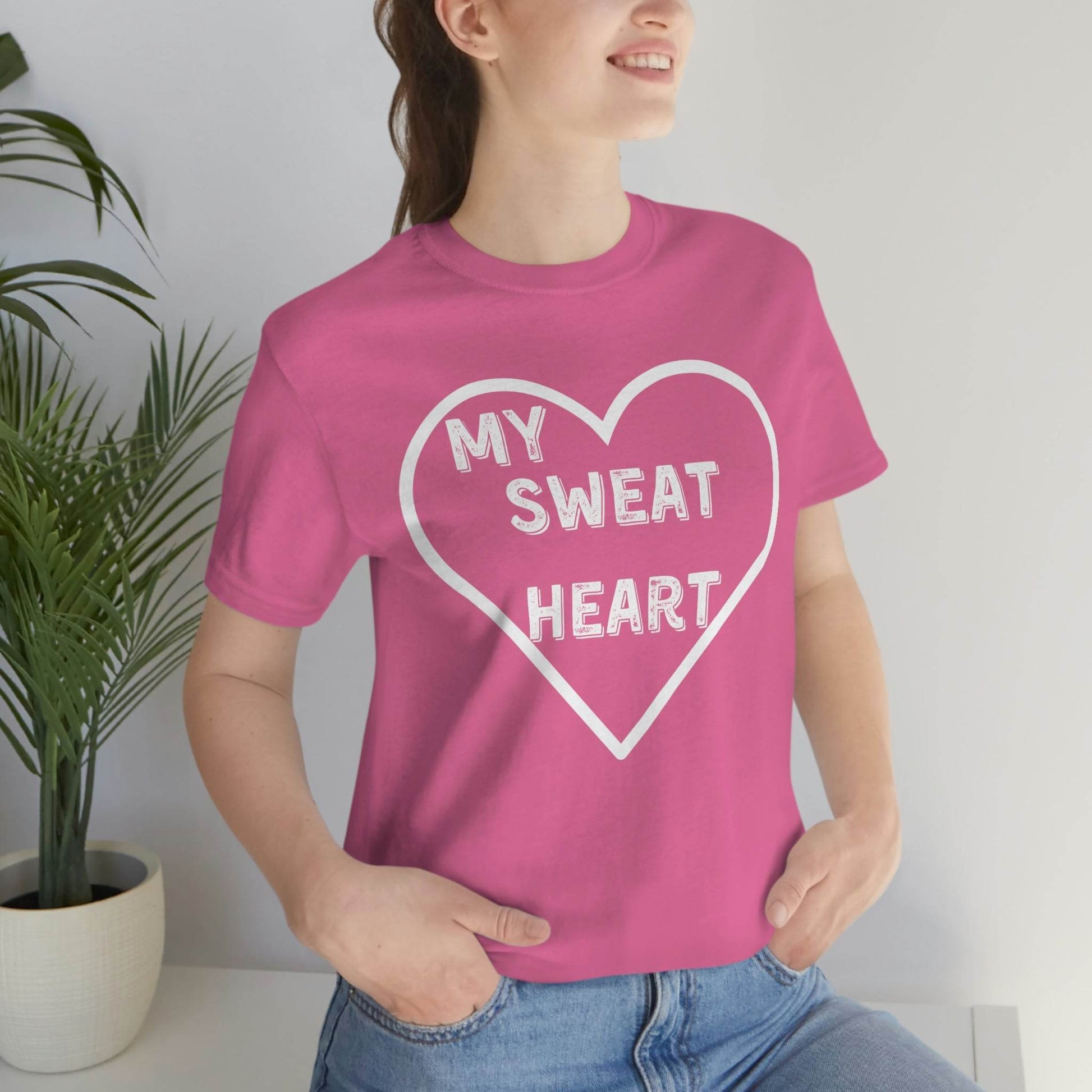 My Sweat Heart - Love shirt - Gift for wife - Gift for Husband - Gift for Girlfriend and Boyfriend - Giftsmojo