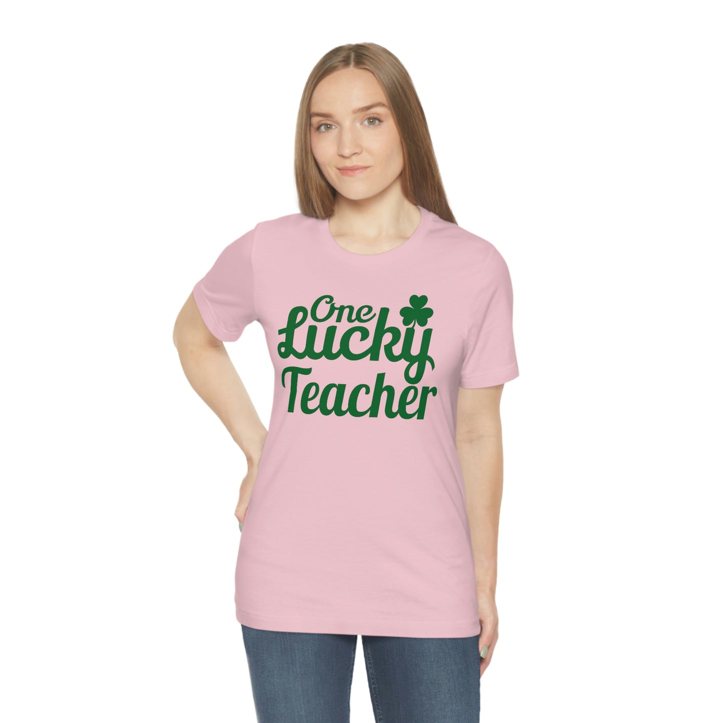 One Lucky Teacher Shirt feeling Lucky St Patrick's Day shirt - Funny St Paddy's day Funny Shirt