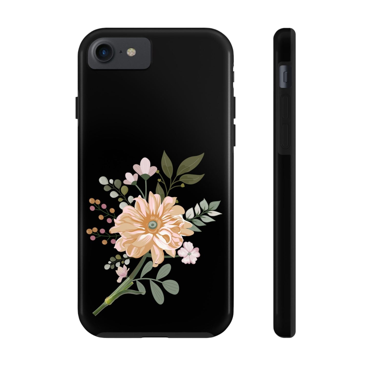 Floral Phone case, Tough Phone Cases, Mom Phone Case fit for iPhone 14 Pro, 13, 12, 11 Pro Max, Xr, Xs, 8+, 7, And Samsung S6
