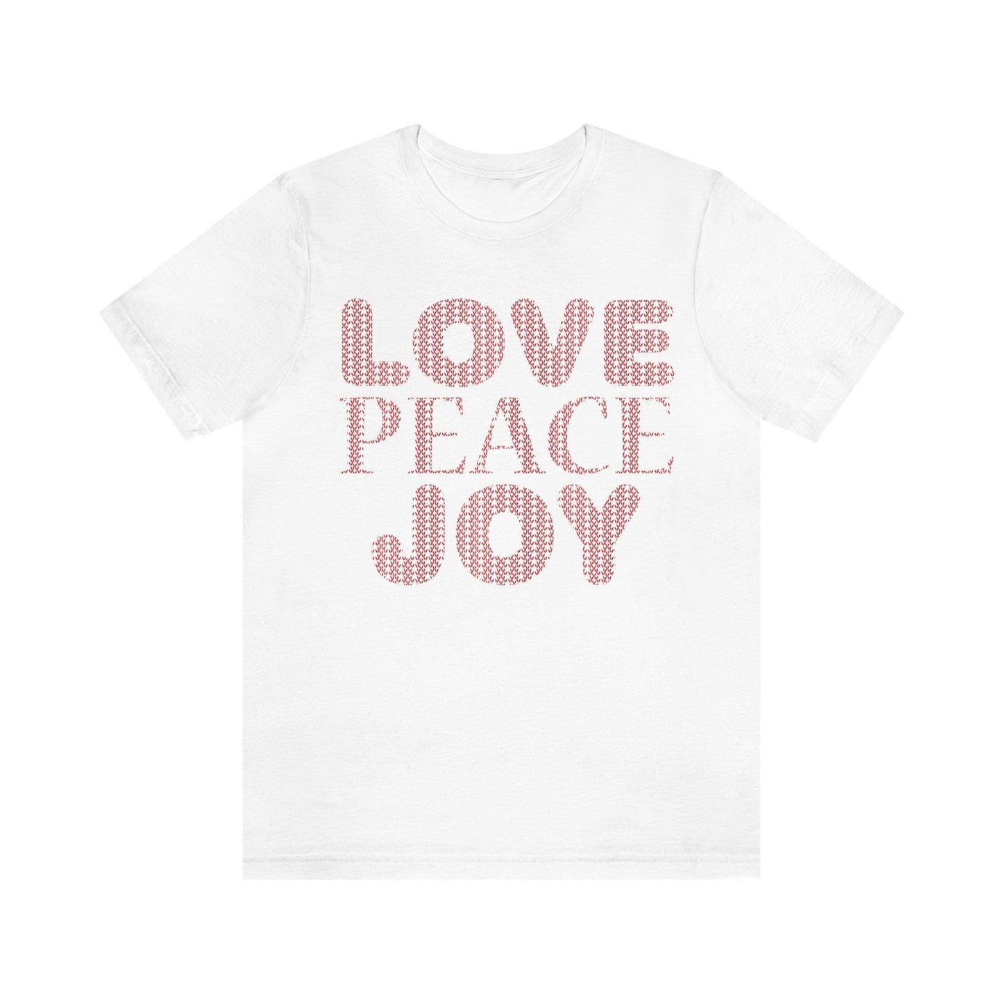 love peace joy Tee - Giftsmojo