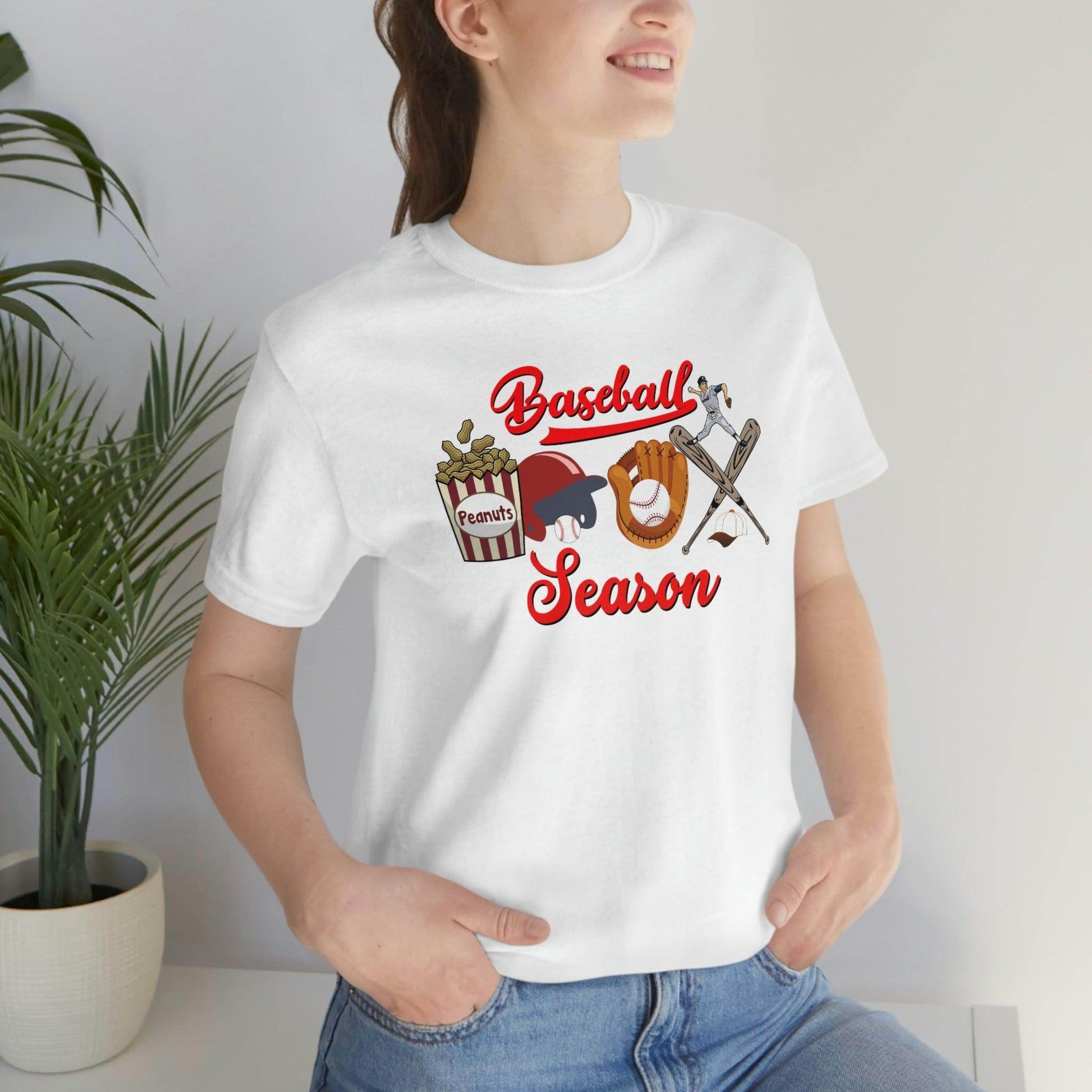 Baseball Season shirt baseball tee baseball tshirt - Sport shirt Baseball Mom shirt Baseball Mama shirt gift for him gameday shirt for her - Giftsmojo