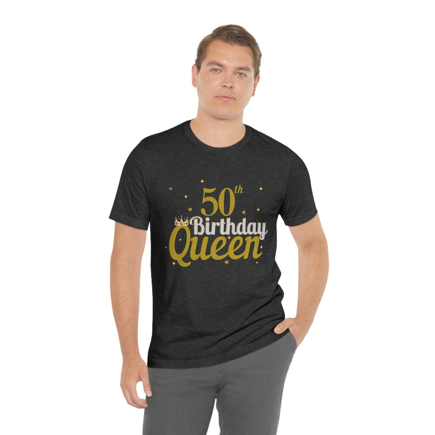 50th birthday queen shirt, birthday shirt, gift for her - Giftsmojo