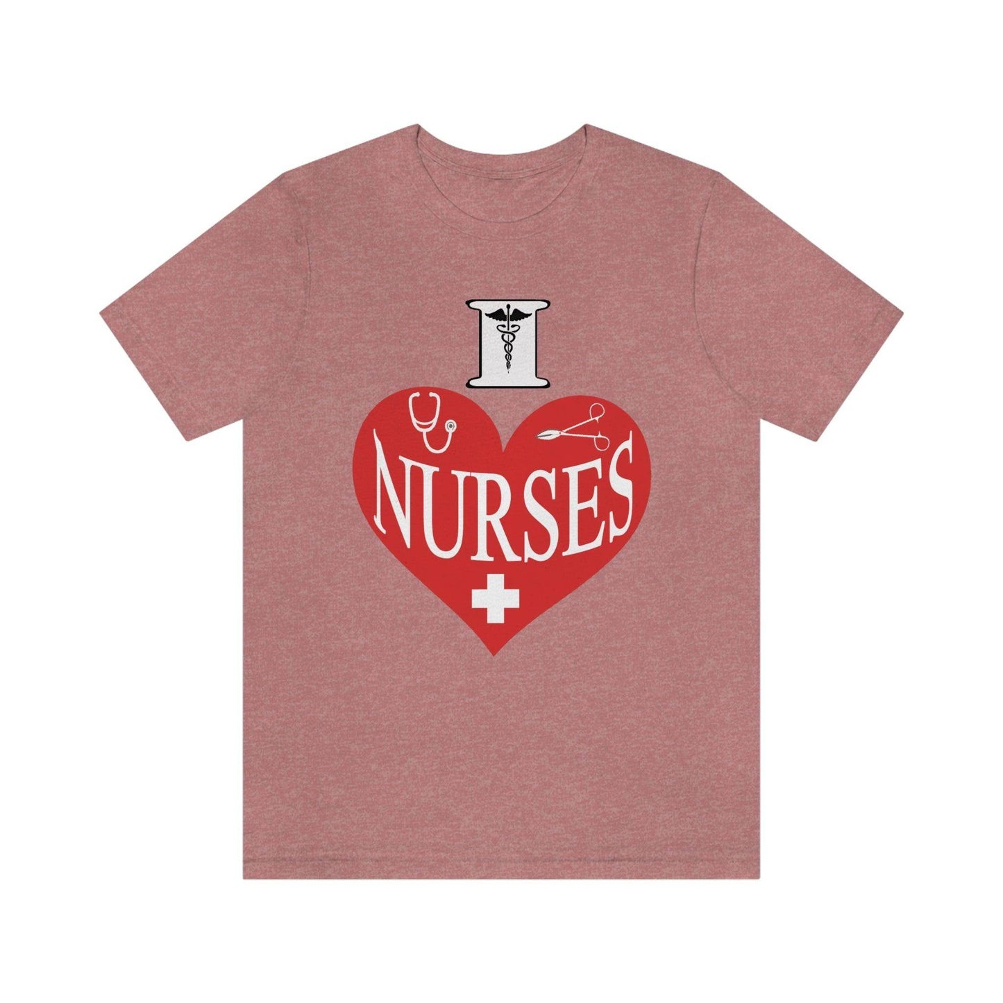 I love Nurses Tee - Giftsmojo