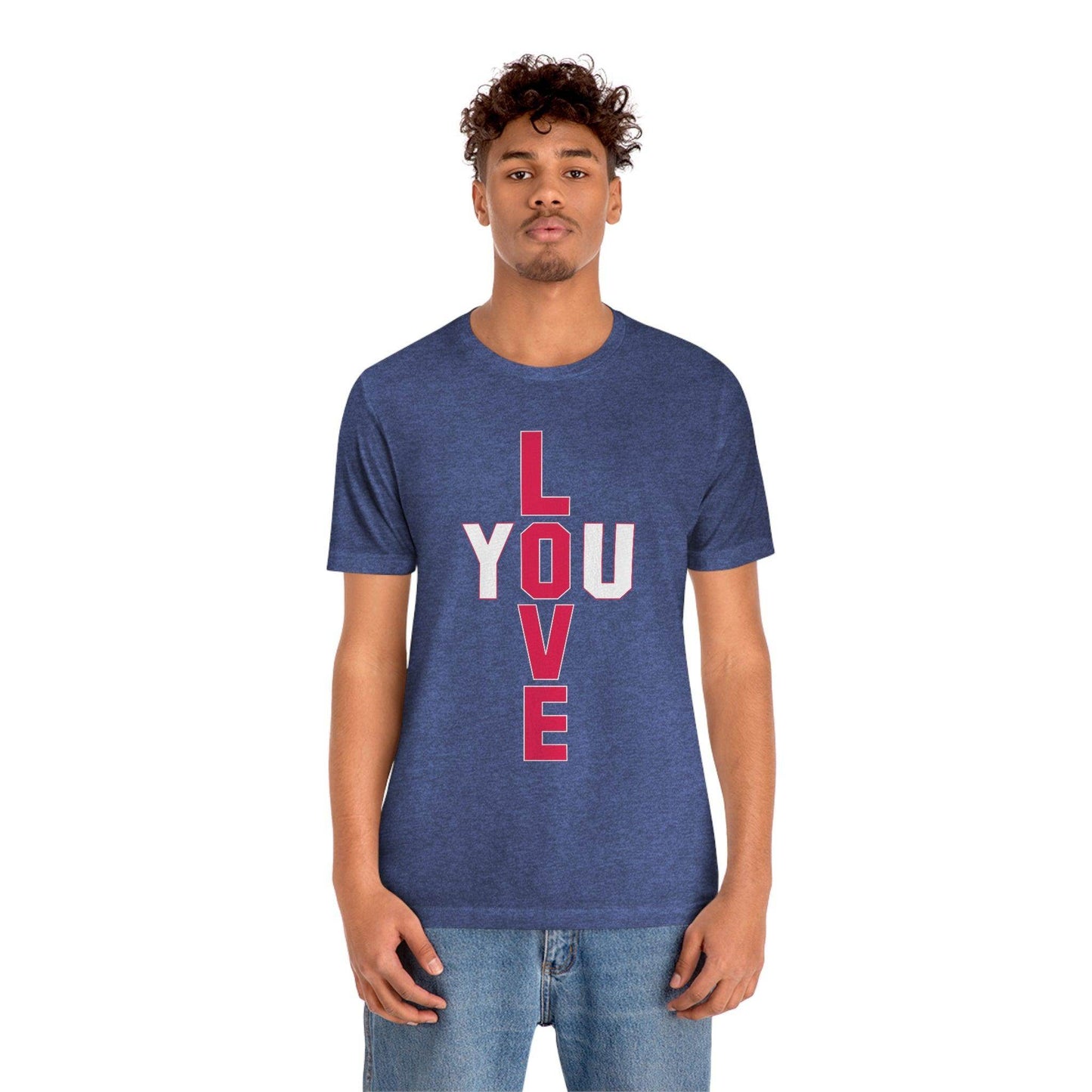 T-shape Love you Tee - Giftsmojo