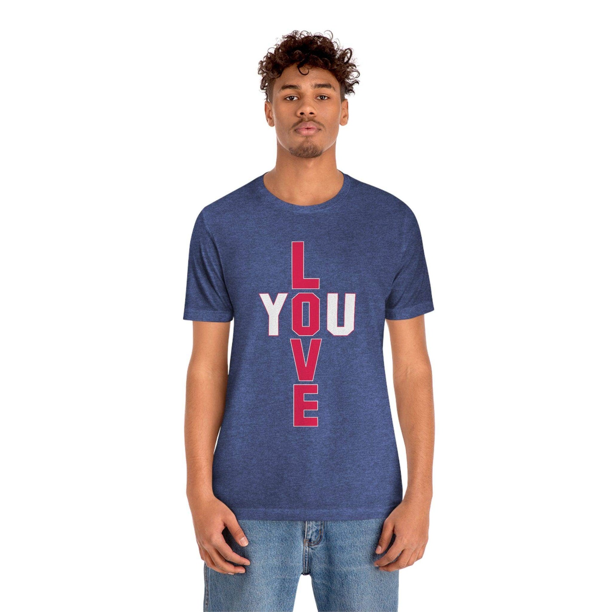 T-shape Love you Tee - Giftsmojo