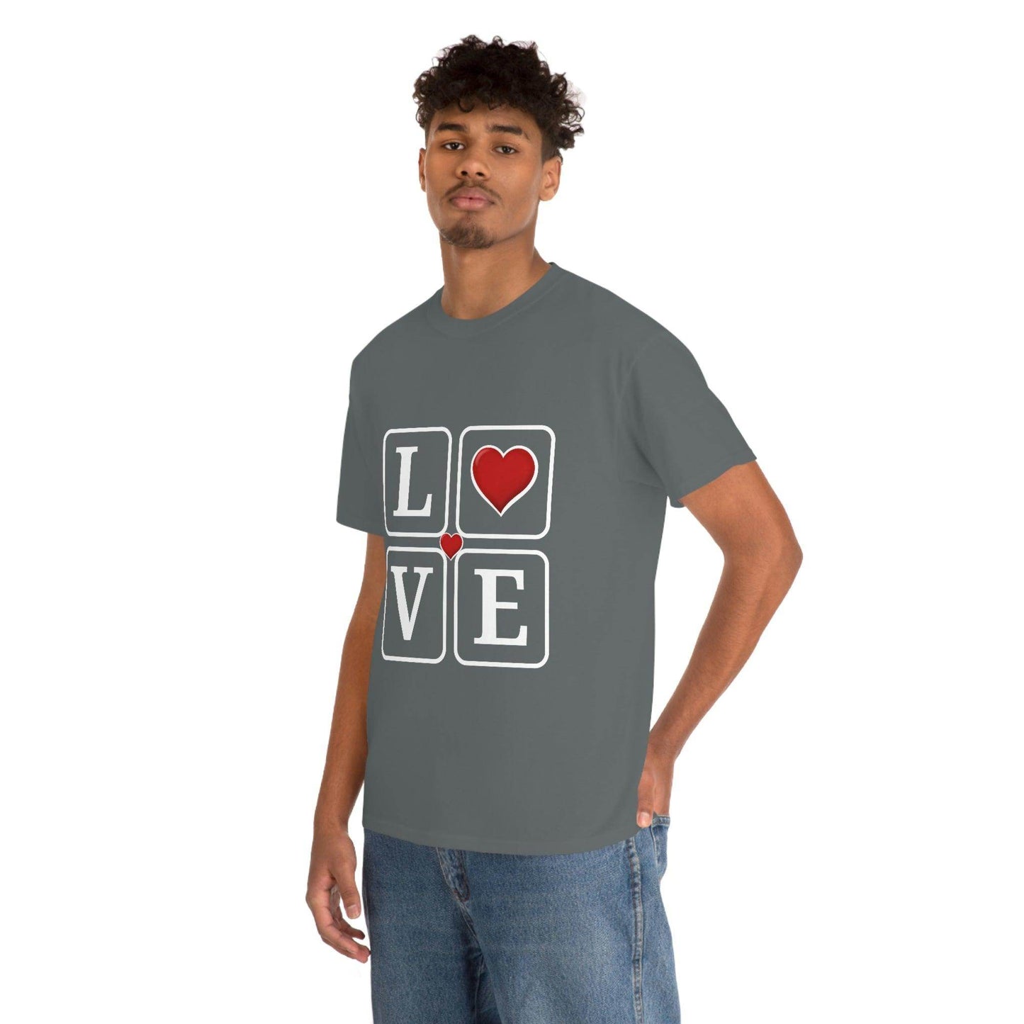 Love square Hearts Shirt, Great Gift for Valentine's day, birthday, engagement, anniversary and many more - Giftsmojo